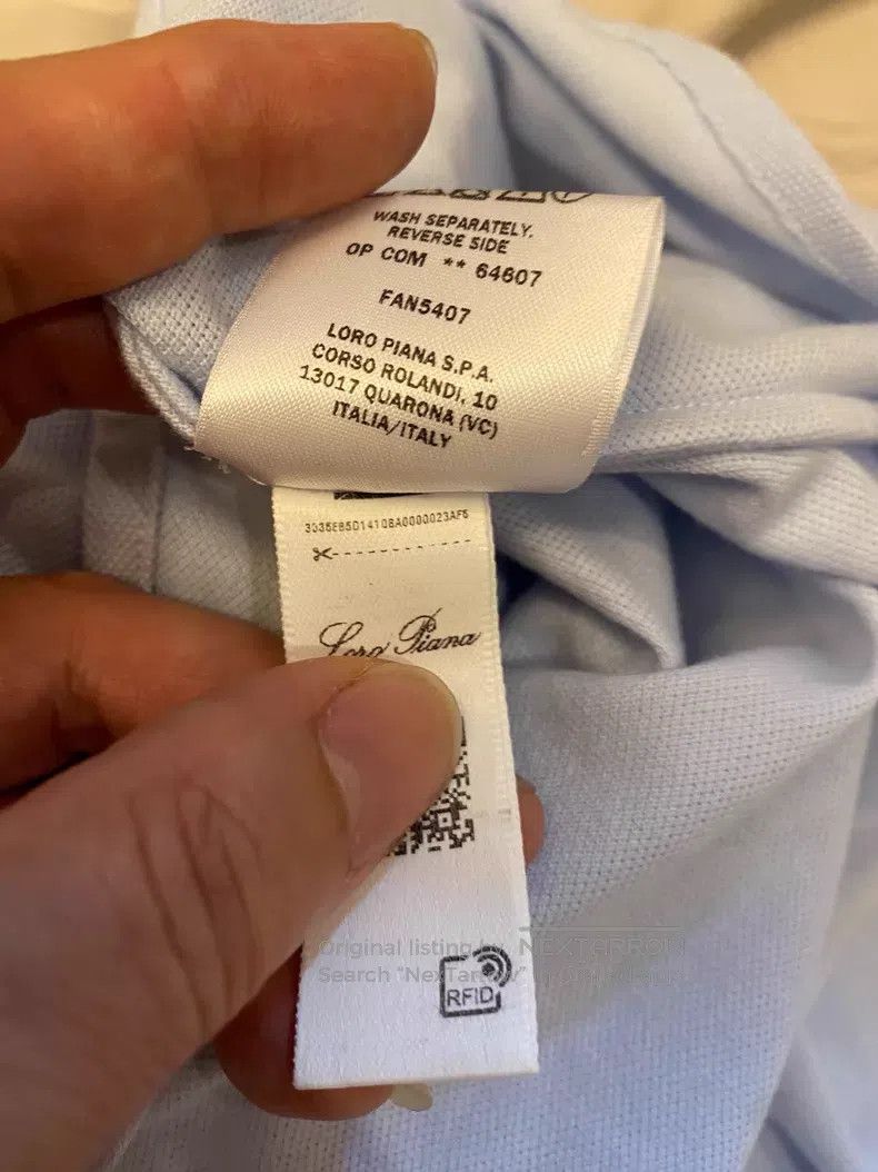 Loro Piana Loro Piana Italian-produced polo shirt Size US L / EU 52-54 / 3 - 8 Thumbnail