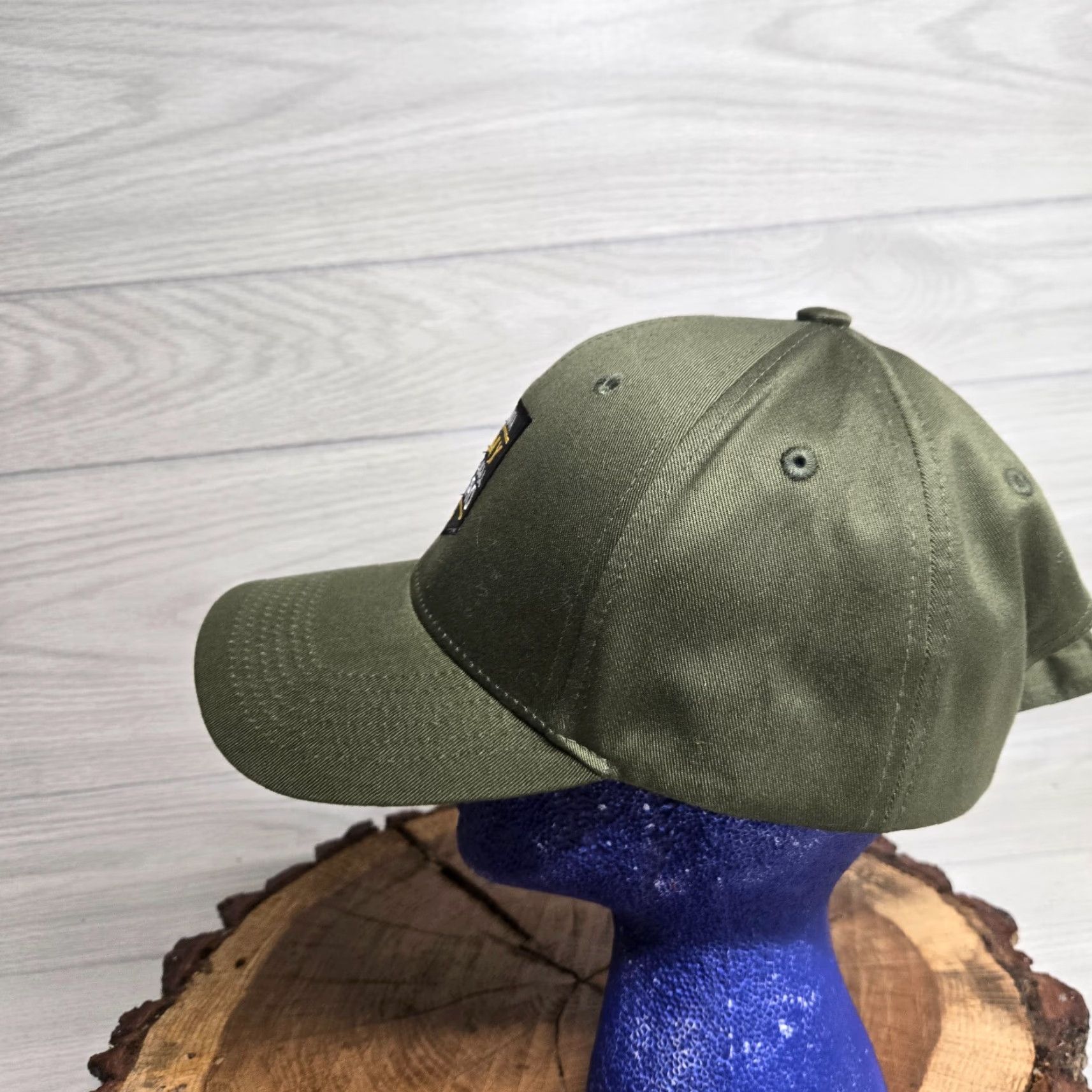 Olive VINTAGE Accent Apparel Virginia Army National Guard Baseball Cap Green Adjustable One Size Mens Size ONE SIZE - 5 Thumbnail
