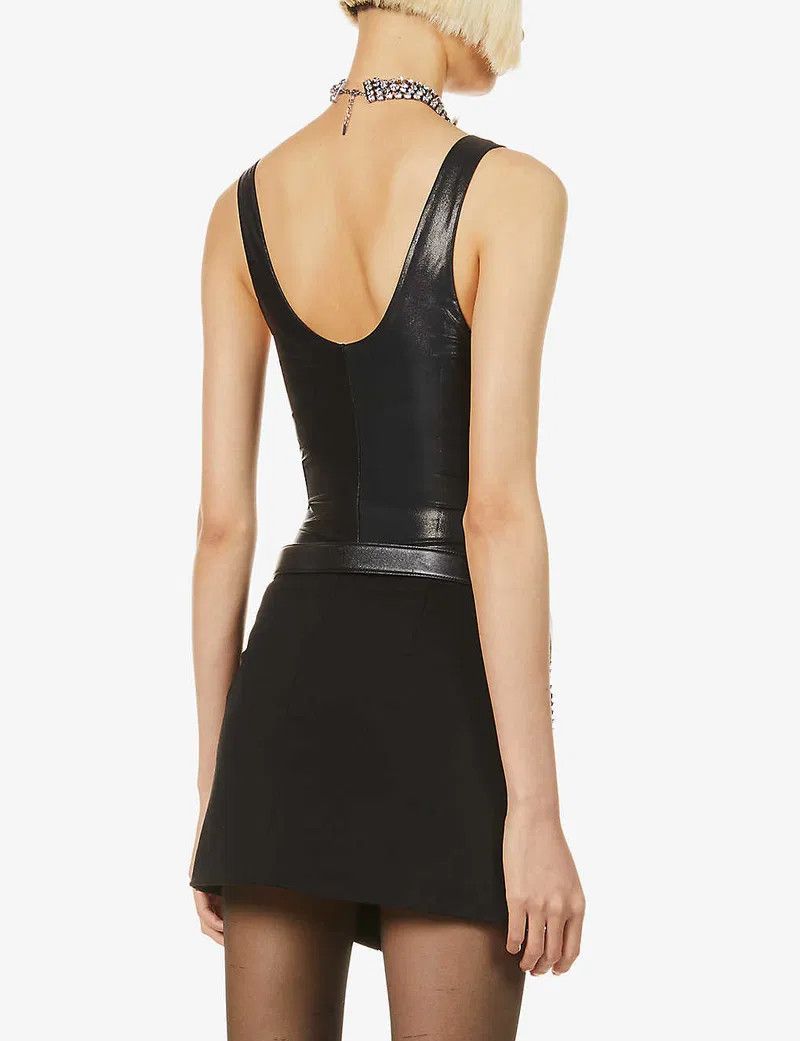 Saint Laurent Paris o1y0126 Bodysuit in Black Size XS / US 0-2 / IT 36-38 - 3 Thumbnail
