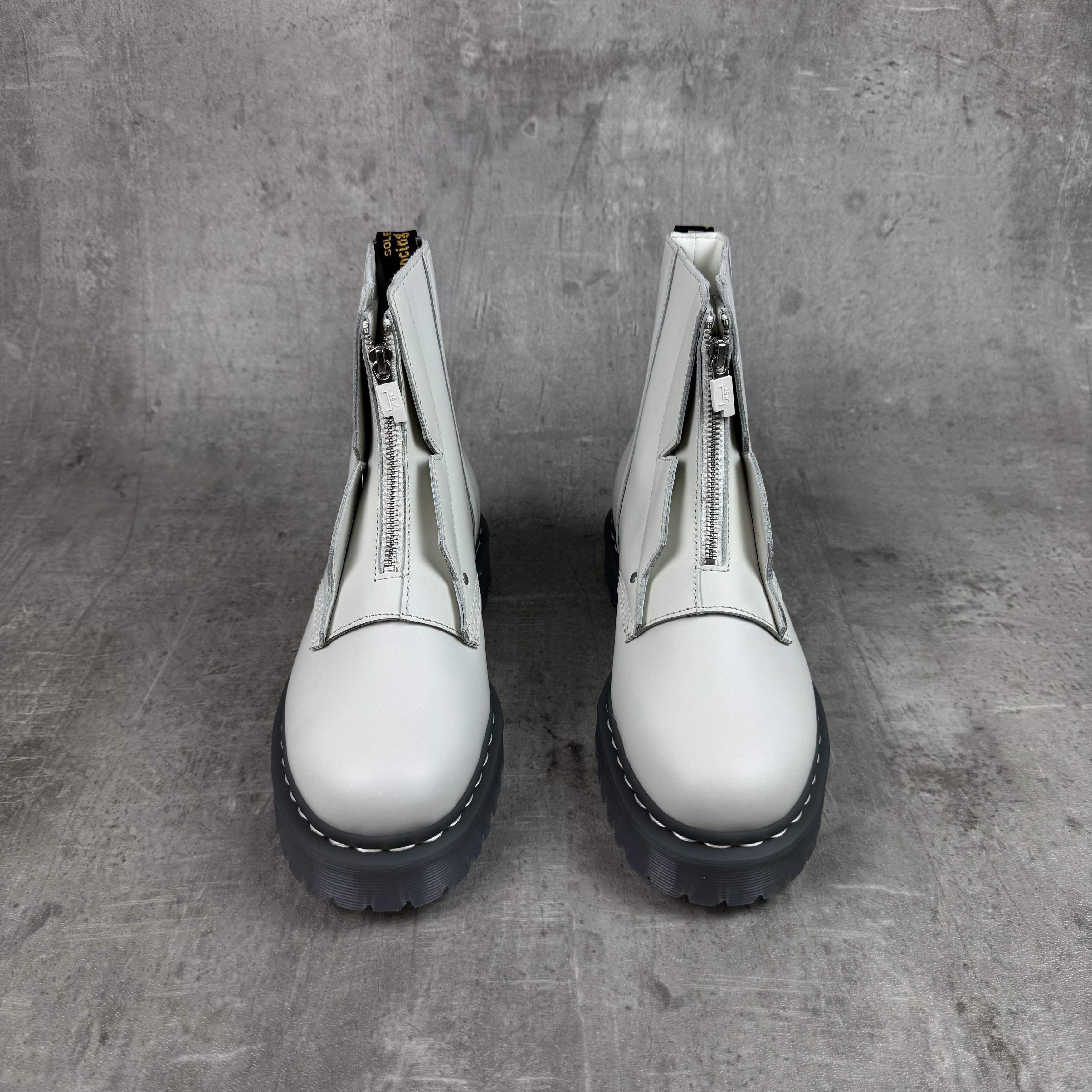 A-COLD-WALL* × Dr. Martens A COLD WALL ACW X DR DOC MARTENS B1460 BEX Boots Grey Size US 8 / EU 41 - 4 Thumbnail