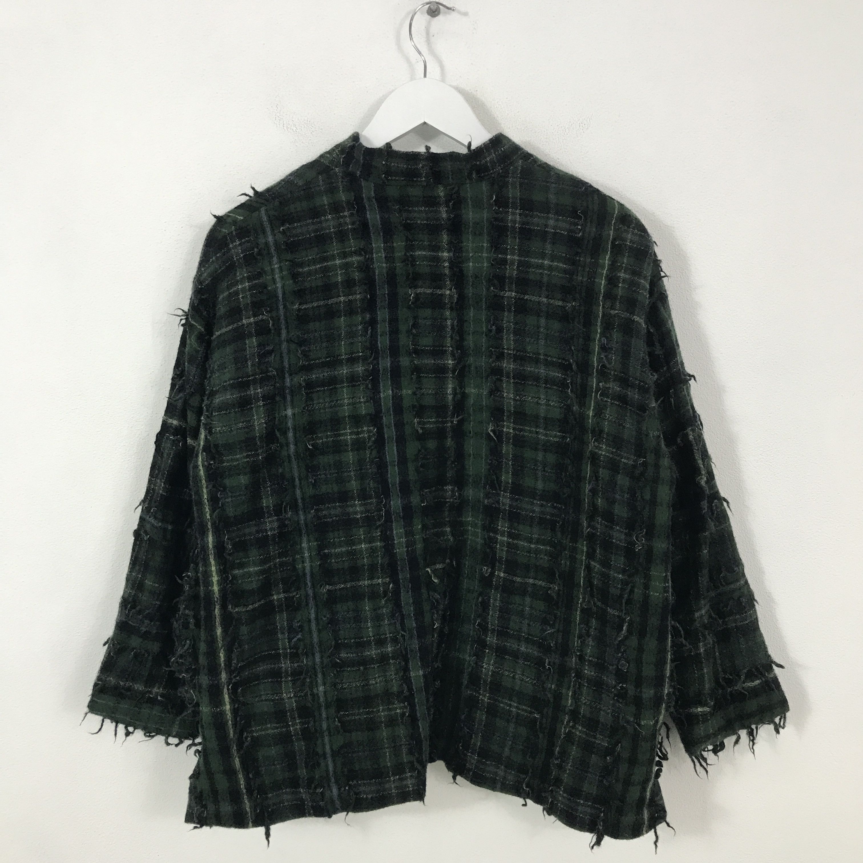 Japanese Brand Jurgen Lehl japan patchwork design Button Jacket K73B10 Size US M / EU 48-50 / 2 - 3 Thumbnail