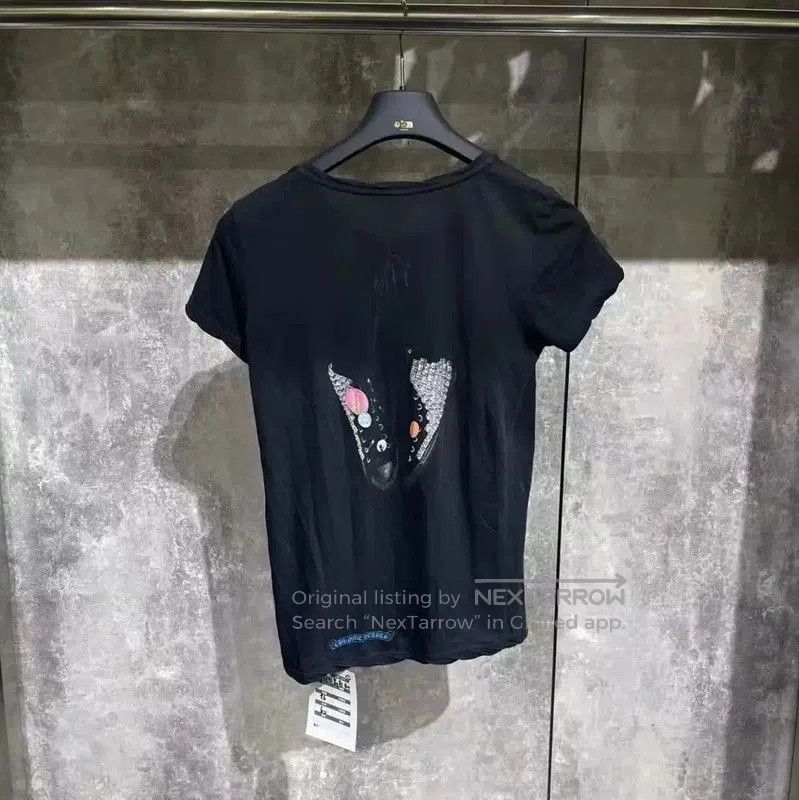 Chrome Hearts Chrome Hearts Women's Black Cotton T-Shirt . Size XS / US 0-2 / IT 36-38 - 2 Thumbnail