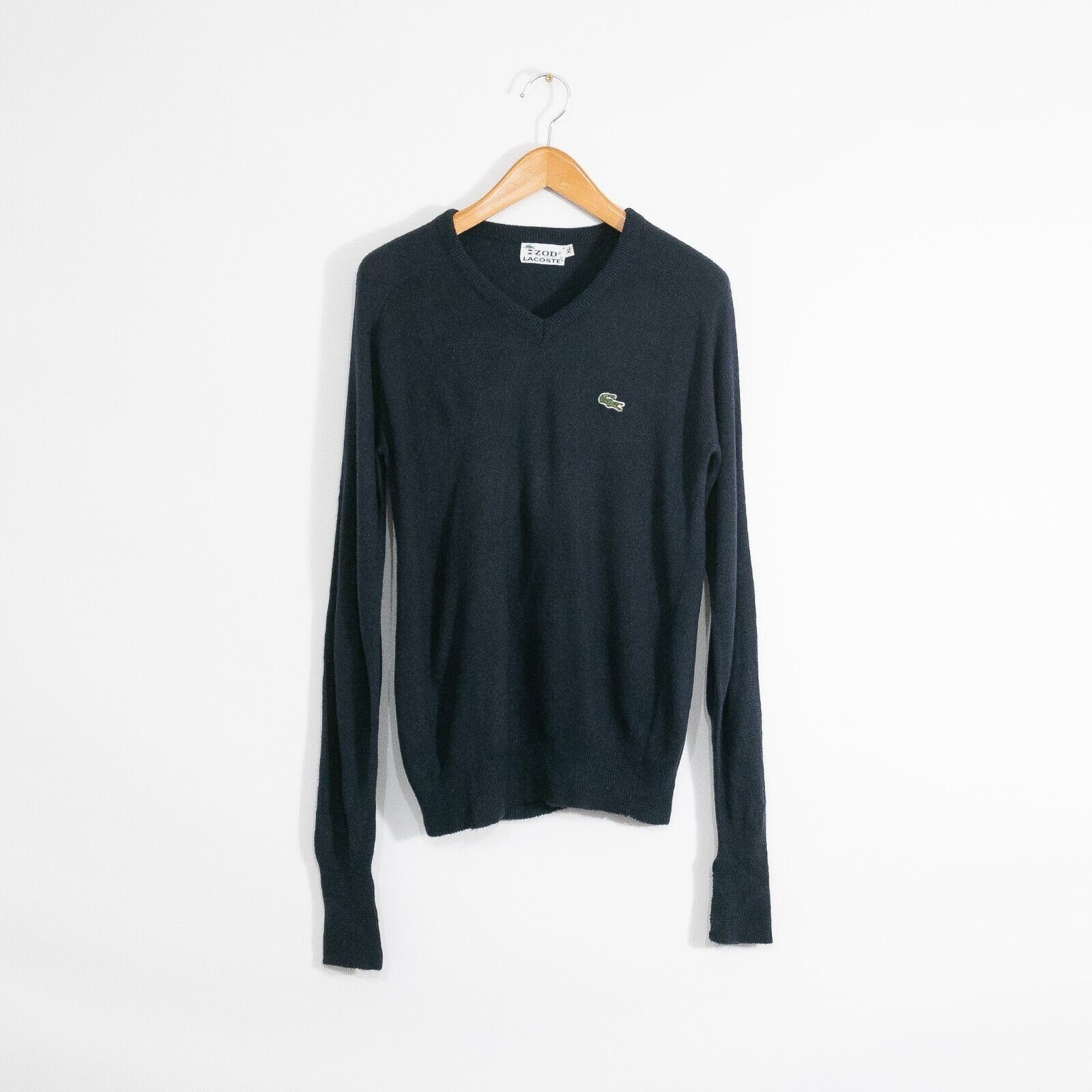 Lacoste × Vintage Vintage Lacoste Acrylic Sweater Medium - Dark Blue Preppy Size US M / EU 48-50 / 2 - 1 Thumbnail