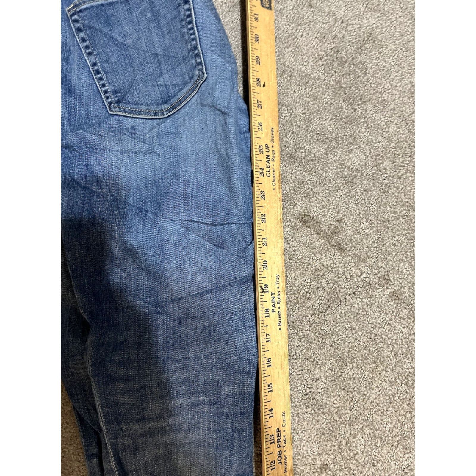 Gap Gap Jeans Skinny Women 27S Blue Wash Denim Stretch Inseam 23 Inseam 30.5 Raw Hem Size 27" / US 4 / IT 40 - 6 Thumbnail