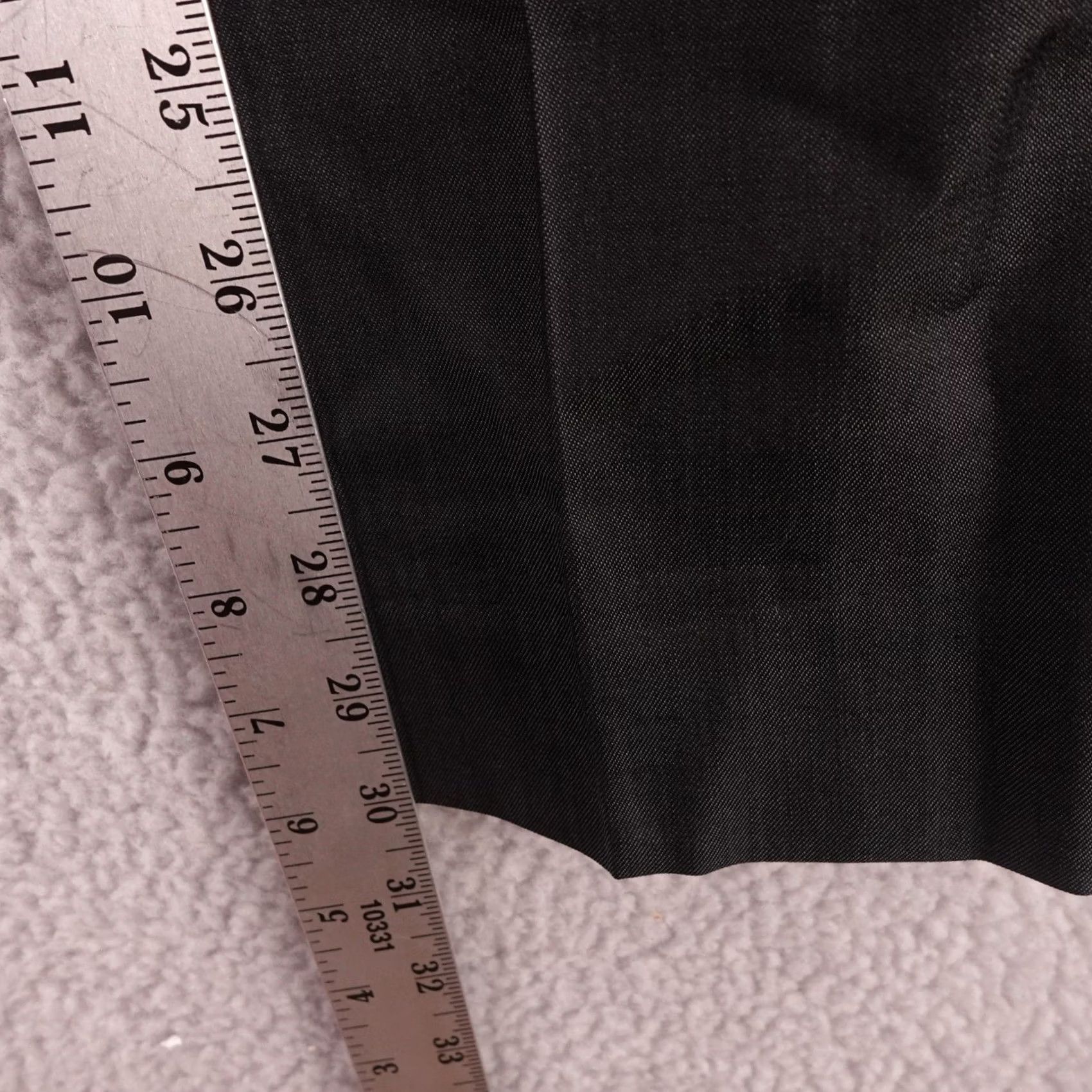 Z Zegna Z Zegna Mens Pants Gray Wool Mohair Flat Front Dress Trousers US 33 IT 48R Size US 33 - 5 Thumbnail
