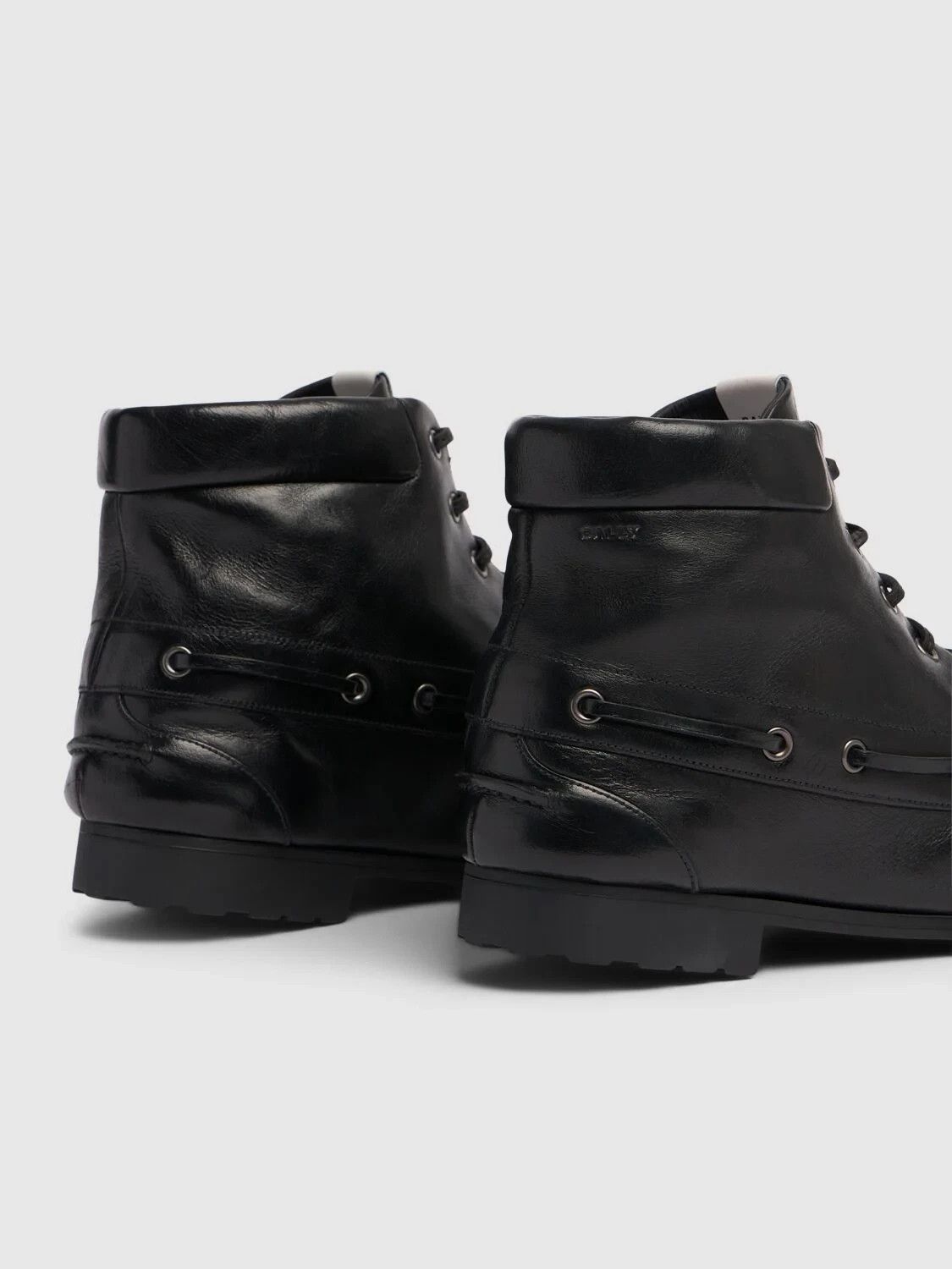 Bally BALLY Paphos Black Leather Ankle Boots New And Authentic Size US 10 / IT 40 - 4 Thumbnail