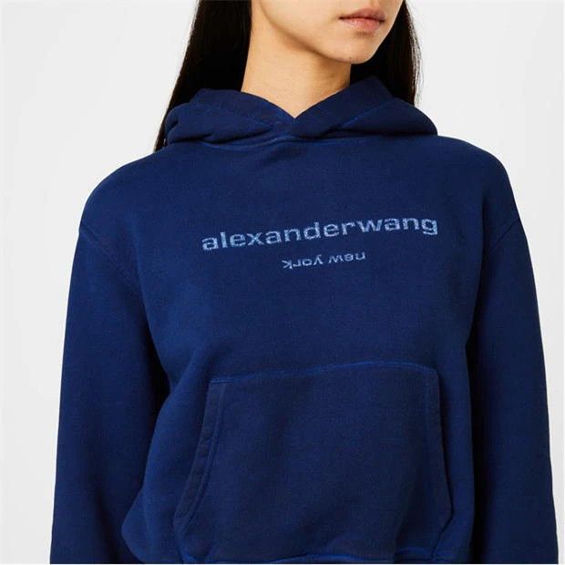 Alexander Wang o1g2r1mq0824 Hoodies in Navy Size M / US 6-8 / IT 42-44 - 4 Thumbnail