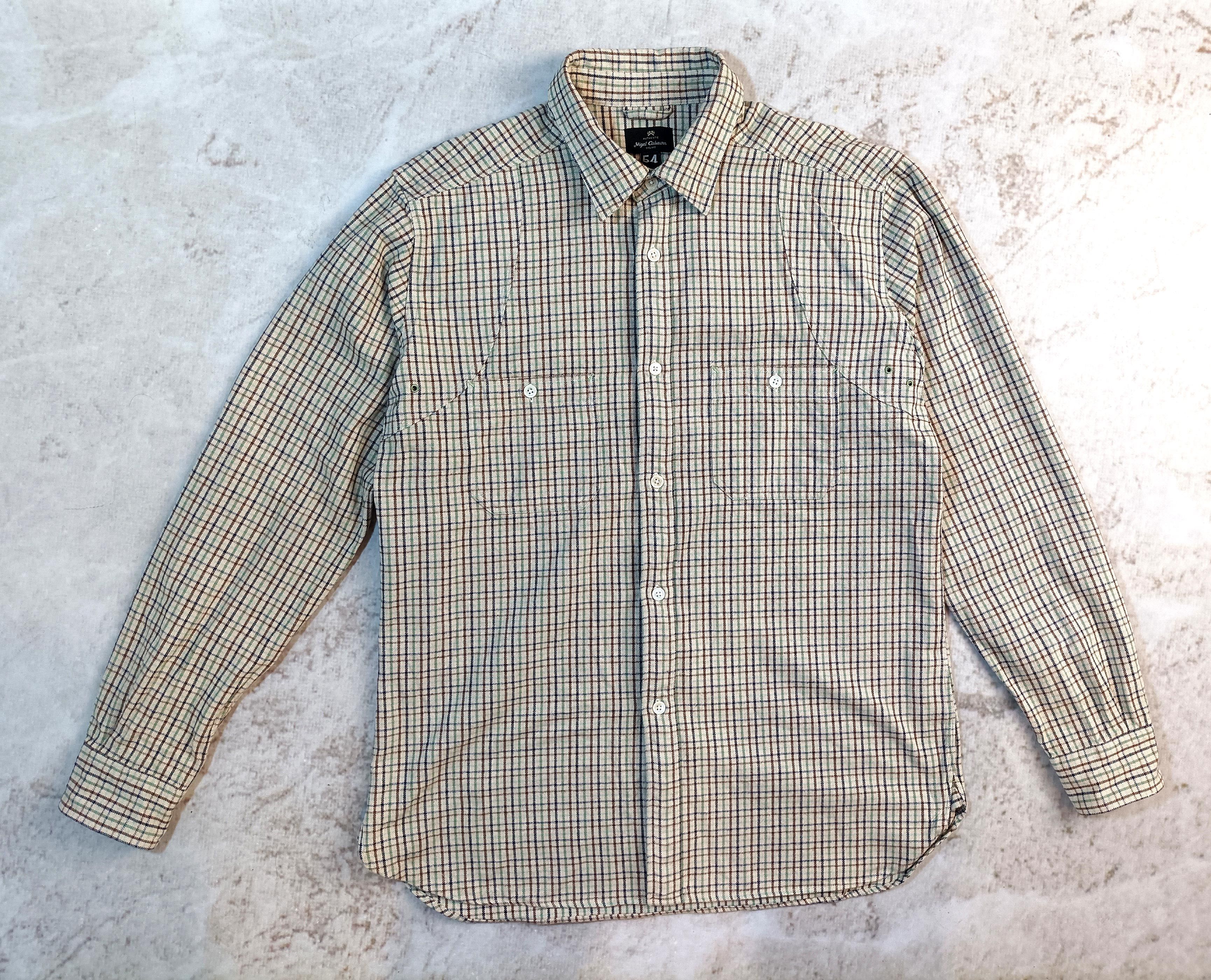 Nigel Cabourn Authentic Nigel Cabourn England Cotton Shirt Mens Size 54 Size US L / EU 52-54 / 3 - 1 Thumbnail