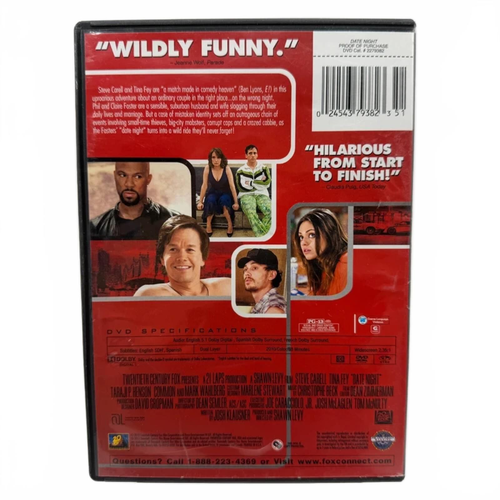Other Date Night (2010) - DVD Movie - Comedy / Action Size ONE SIZE - 2 Thumbnail