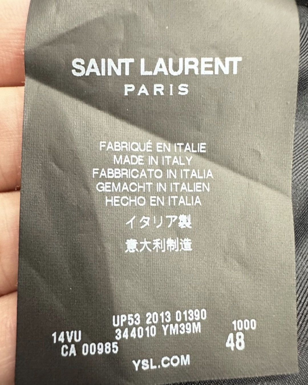 Saint Laurent Paris *RARE* Saint Laurent Paris SS14 Chain Blazer Size 48R - 7 Thumbnail