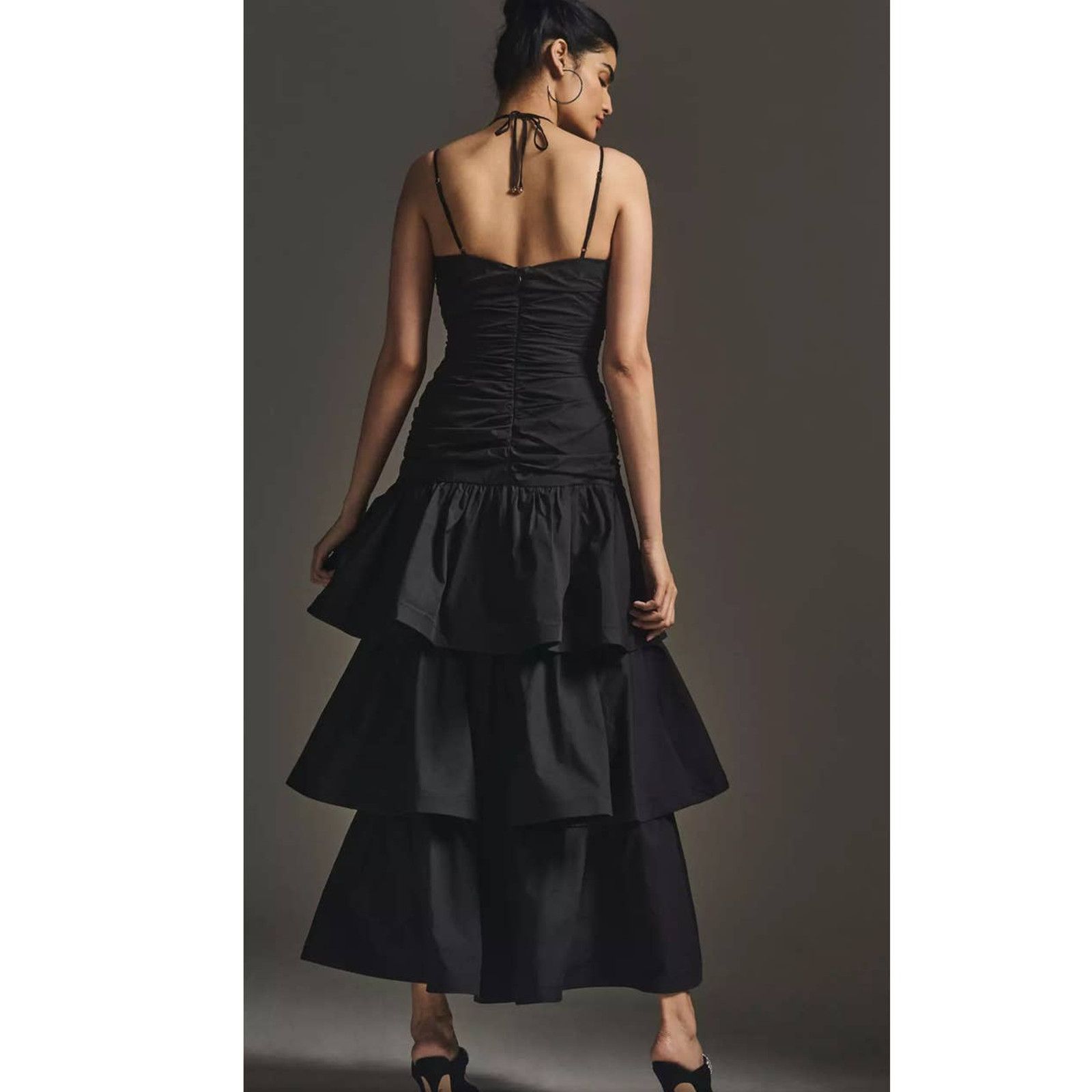 ELLIATT × Free People New Anthropologie Free People ELLIATT Ruched Aspen Maxi XS Size XS / US 0-2 / IT 36-38 - 4 Thumbnail