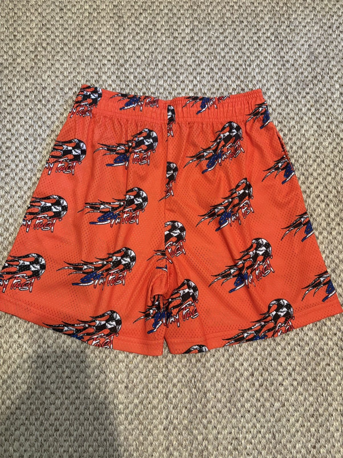 Matty Boy Matty Boy x Eric Emanuel Shorts Stay Fast Orange/Red size L Size US 34 / EU 50 - 2 Thumbnail