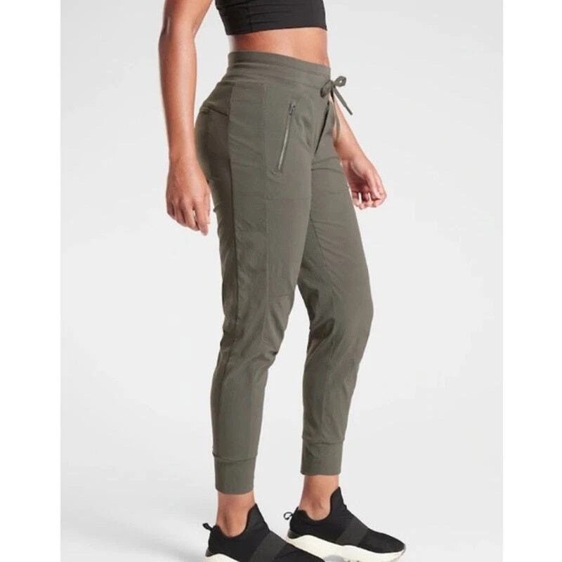Athleta Athleta Trekkie North Jogger Green Mountain Athletic Pant Size 32" / US 10 / IT 46 - 2 Thumbnail