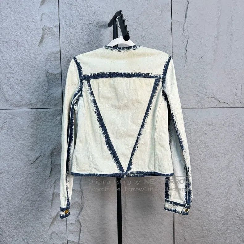 Louis Vuitton Louis Vuitton Patchwork tie-dyed denim jacket Size XS / US 0-2 / IT 36-38 - 5 Thumbnail