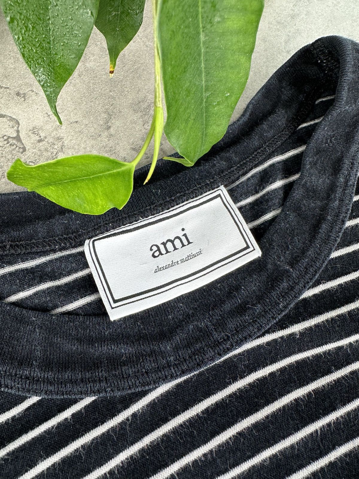 AMI AMI Stripped T-Shirt Size M / US 6-8 / IT 42-44 - 2 Thumbnail