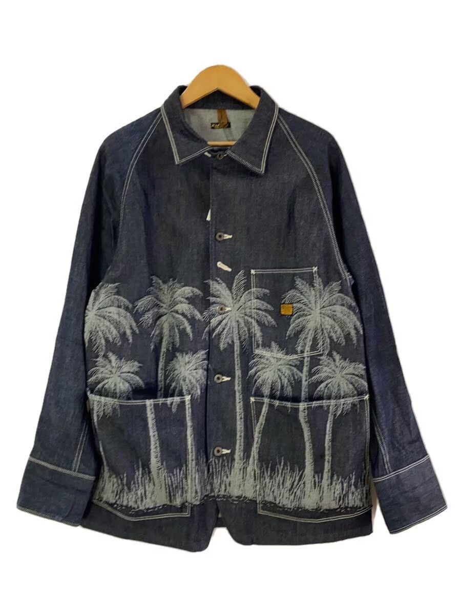 Kapital Palm Tree Denim Raglan Work Jacket Size US XL / EU 56 / 4 - 1 Thumbnail