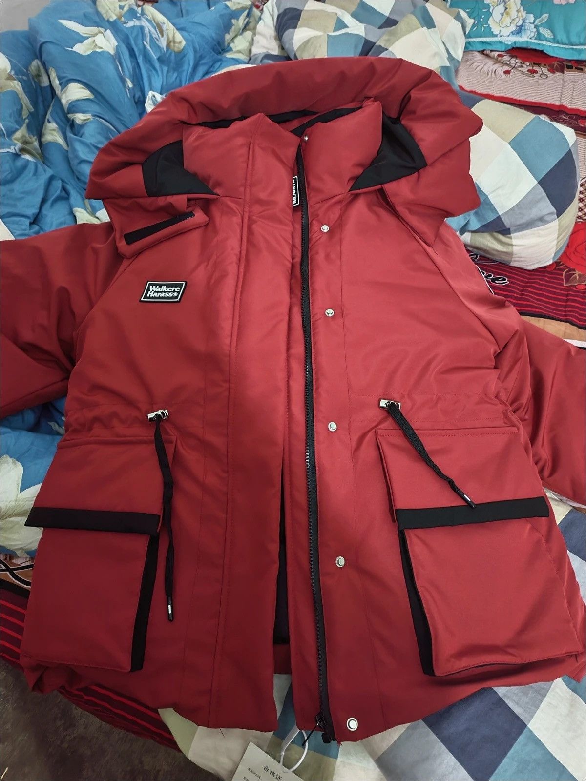 Other Red Workwear Puffer Jacket – Petite Winter Coat Size XL / US 12-14 / IT 48-50 - 3 Thumbnail