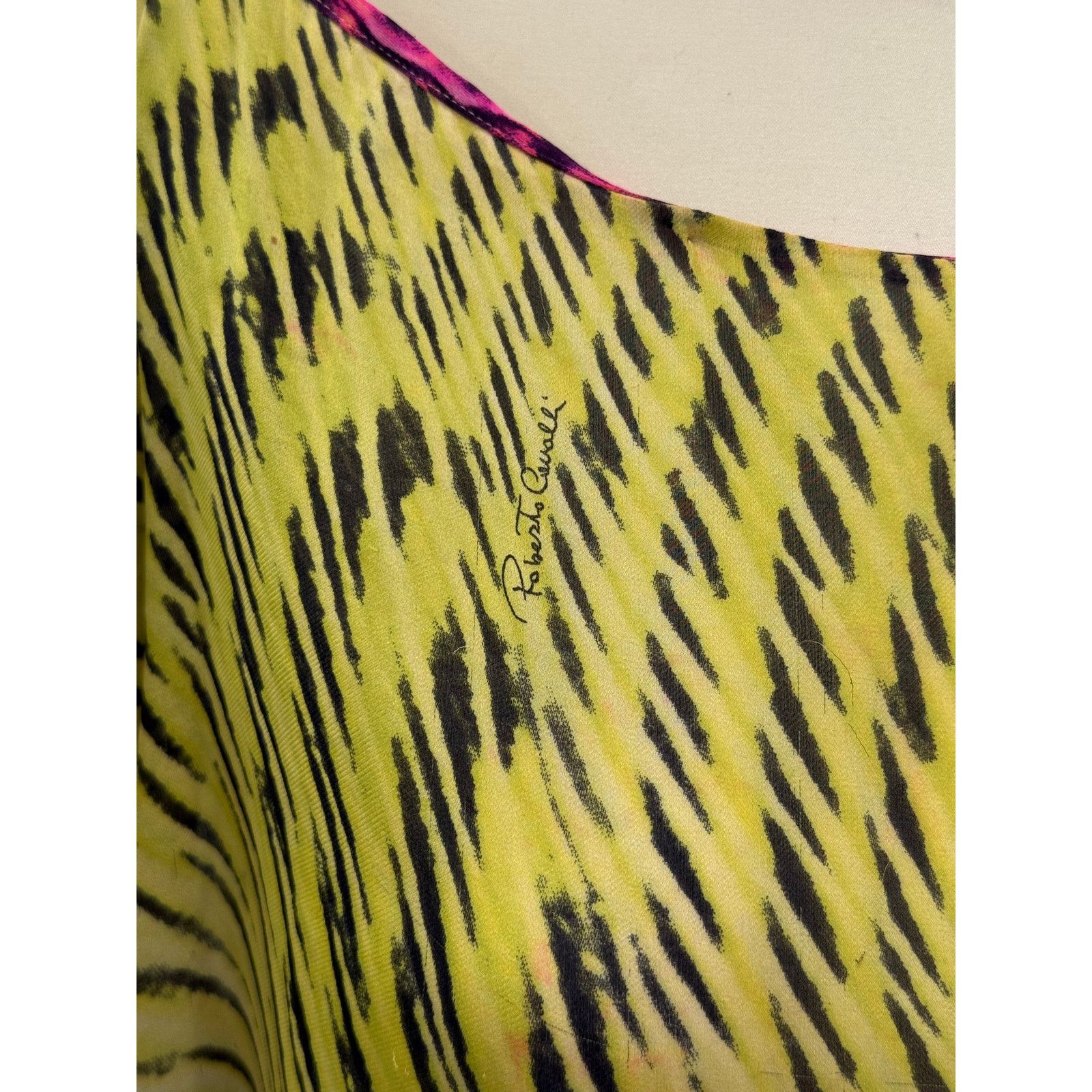 Roberto Cavalli S/S2001 Roberto Cavalli psychedelic illusion blouse dress Size S / US 4 / IT 40 - 5 Thumbnail