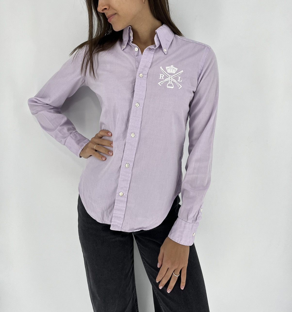 Polo Ralph Lauren Vintage Y2K Lauren Ralph Lauren Polo Casual Shirt Size S / US 4 / IT 40 - 4 Thumbnail
