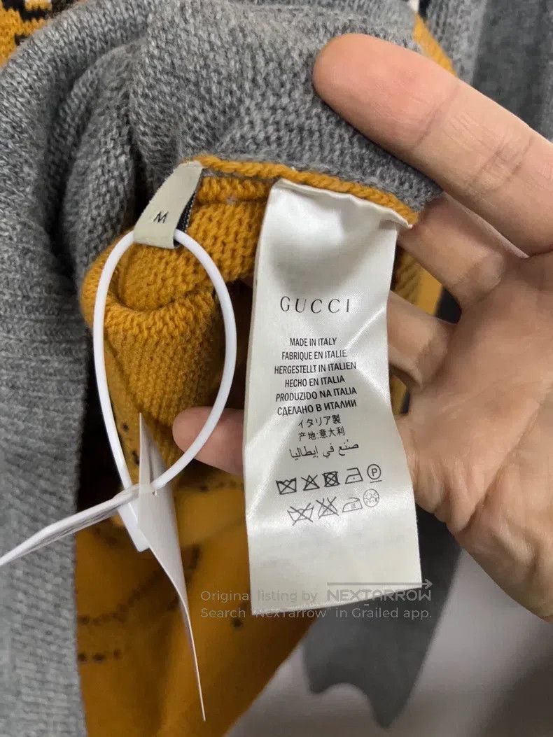 Gucci Gucci Grey tiger head sweater Size US M / EU 48-50 / 2 - 4 Thumbnail