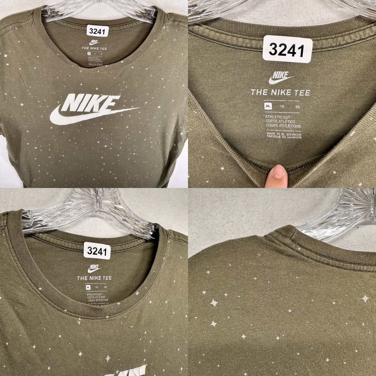 Nike Nike T-Shirt Mens Large Green Sports Logo Crew Neck Short Sleeve Breathable Cotton Size US L / EU 52-54 / 3 - 8 Thumbnail