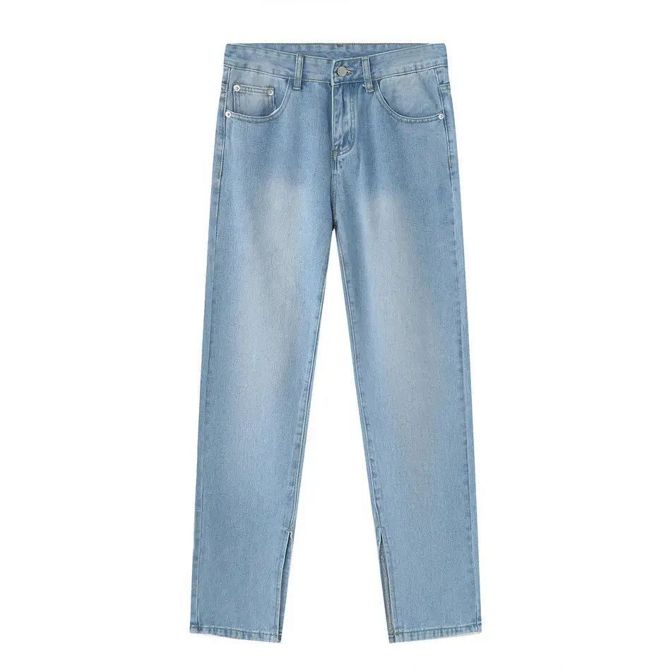 Japanese Brand Retro loose high street wide leg jeans Size US 32 / EU 48 - 5 Thumbnail