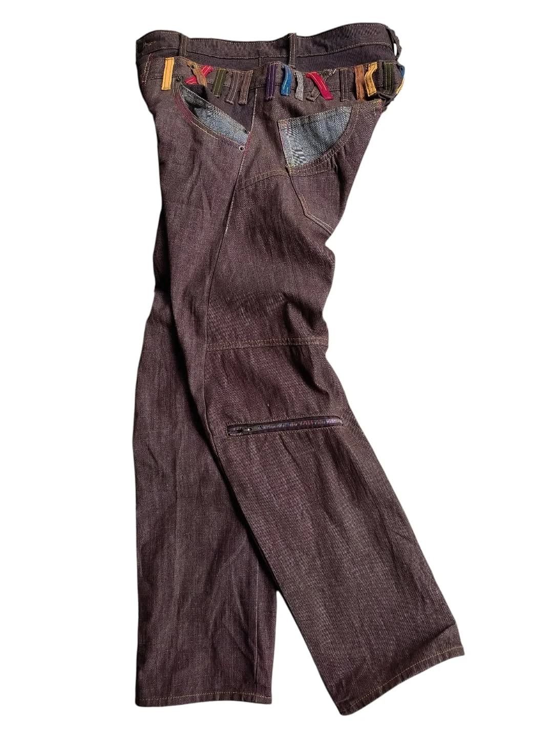 Le Grande Bleu (L.G.B.) BRTHBREATH double waist jeans Size US 33 - 3 Thumbnail