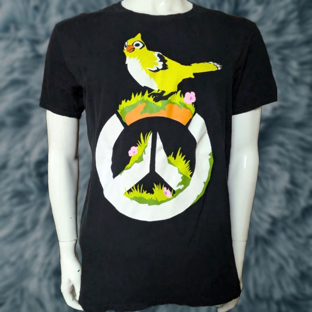 Vintage Overwatch Logo Ganymede Bastion T Shirt Blizzard Entertainment Black Large Men Short Sleeve Crew Neck Video Games 00s Graphic Tee Size US L / EU 52-54 / 3 - 1 Thumbnail