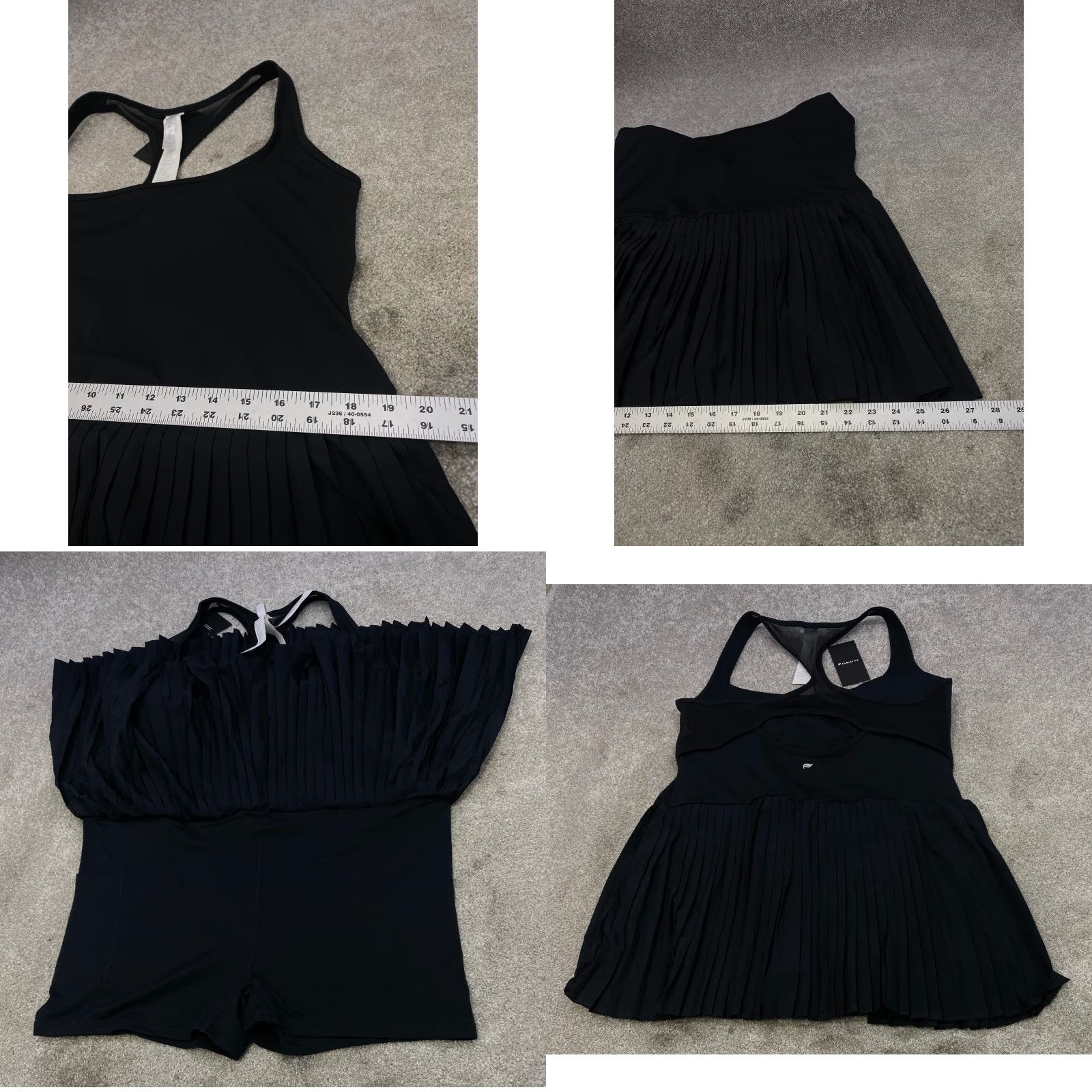 Fabletics Fabletics Skort Mini 2XL Navy Blue Pocket Horizontal Pleated Dress Hot Shot Women Size XXL / US 16-18 / IT 52-54 - 8 Thumbnail