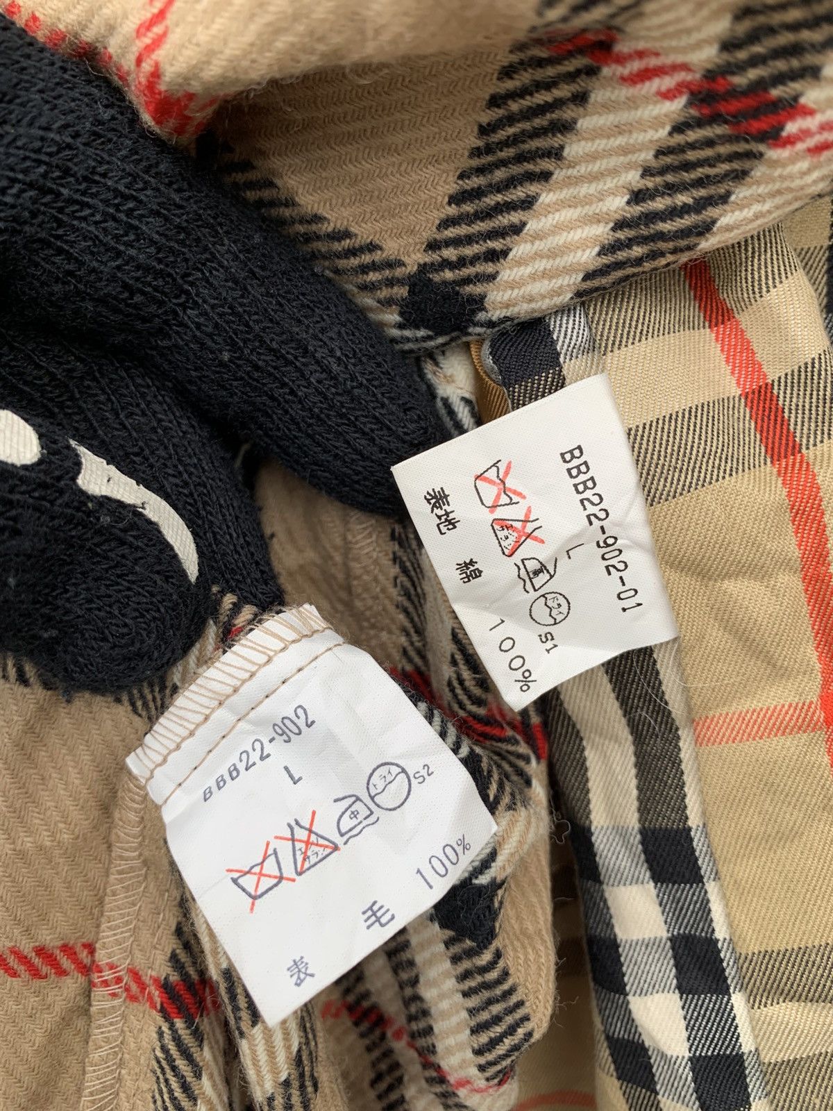 Burberry × Burberry Prorsum × Vintage Vintage Burberrys Nova Check Trench Coat Jacket Size US L / EU 52-54 / 3 - 19 Thumbnail