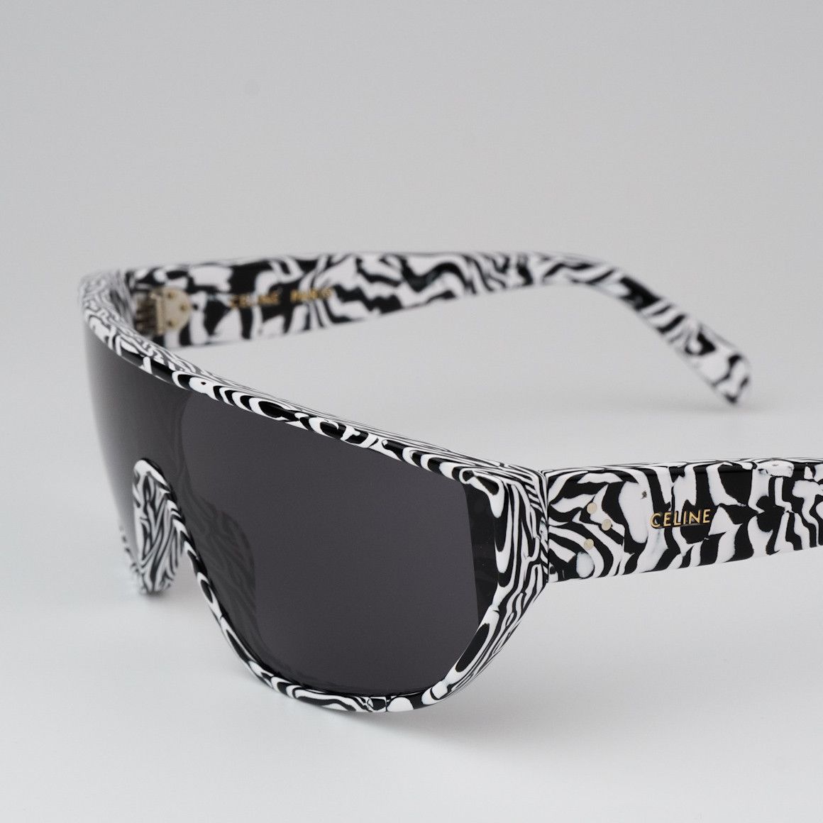 Celine NEW Celine CL40195I 04A Shield Mask Unisex Sunglasses Size ONE SIZE - 7 Thumbnail
