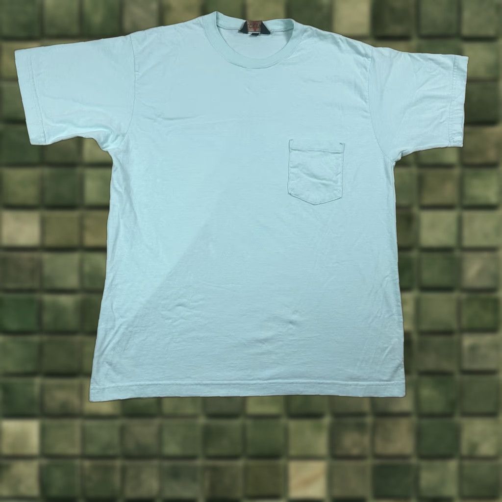 J.Crew J.CREW Oarsmen T Shirt Mens Large Blue Pocket T Shirt Crew Neck Short Sleeve Cotton Logo 2020s Preppy Classic Vintage No Size US L / EU 52-54 / 3 - 1 Thumbnail