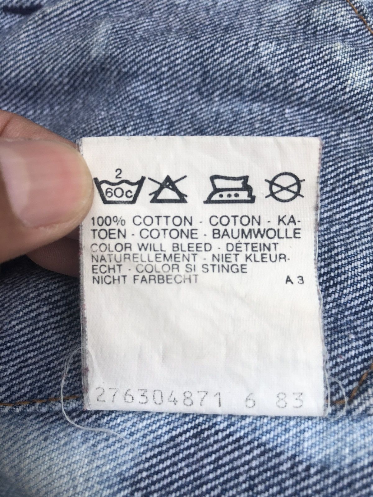 Levi's Vintage 80’s Levi’s Acid Wash Denim Jacket Distressed Denim Size US L / EU 52-54 / 3 - 23 Thumbnail