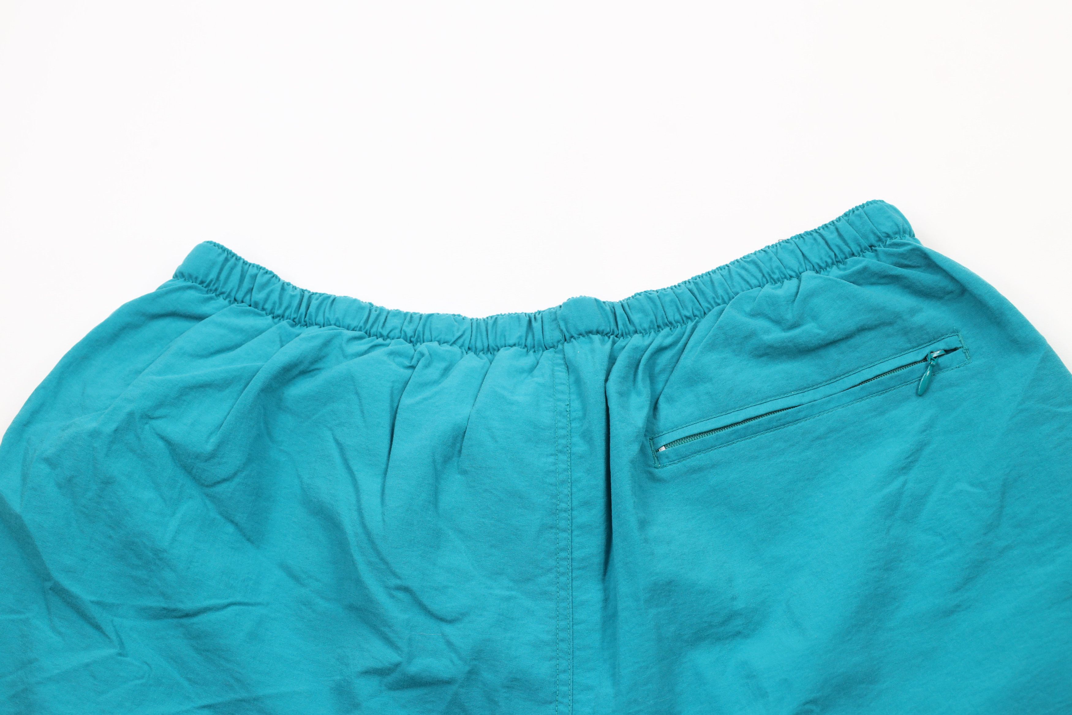 Columbia × Vintage Vintage 90s Columbia Out Belted Lined Above Knee Shorts Teal Size US 36 / EU 52 - 10 Thumbnail