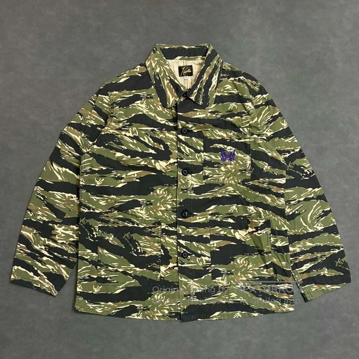 Needles Needles 25SS Coverall Tiger Camo Jacket. Size US XS / EU 42 / 0 - 1 Thumbnail