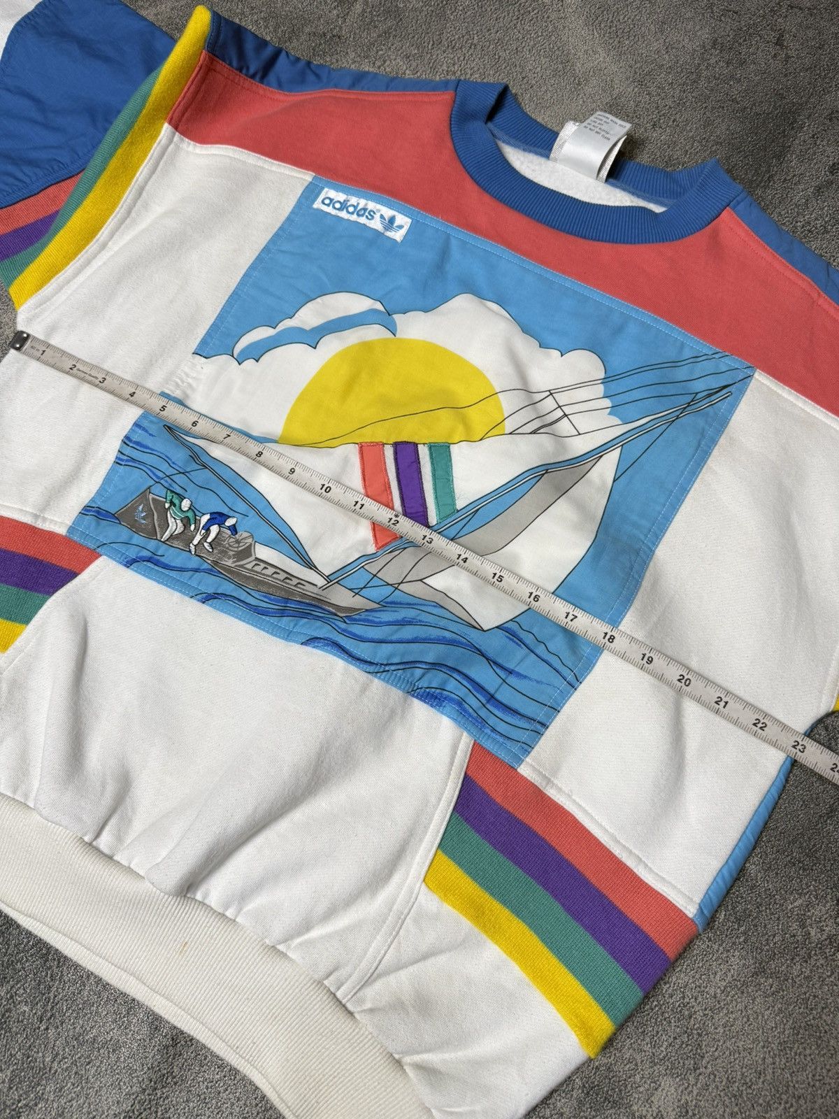 Adidas Very Rare Vintage 80s Adidas Regatta Sailing Size US L / EU 52-54 / 3 - 9 Thumbnail