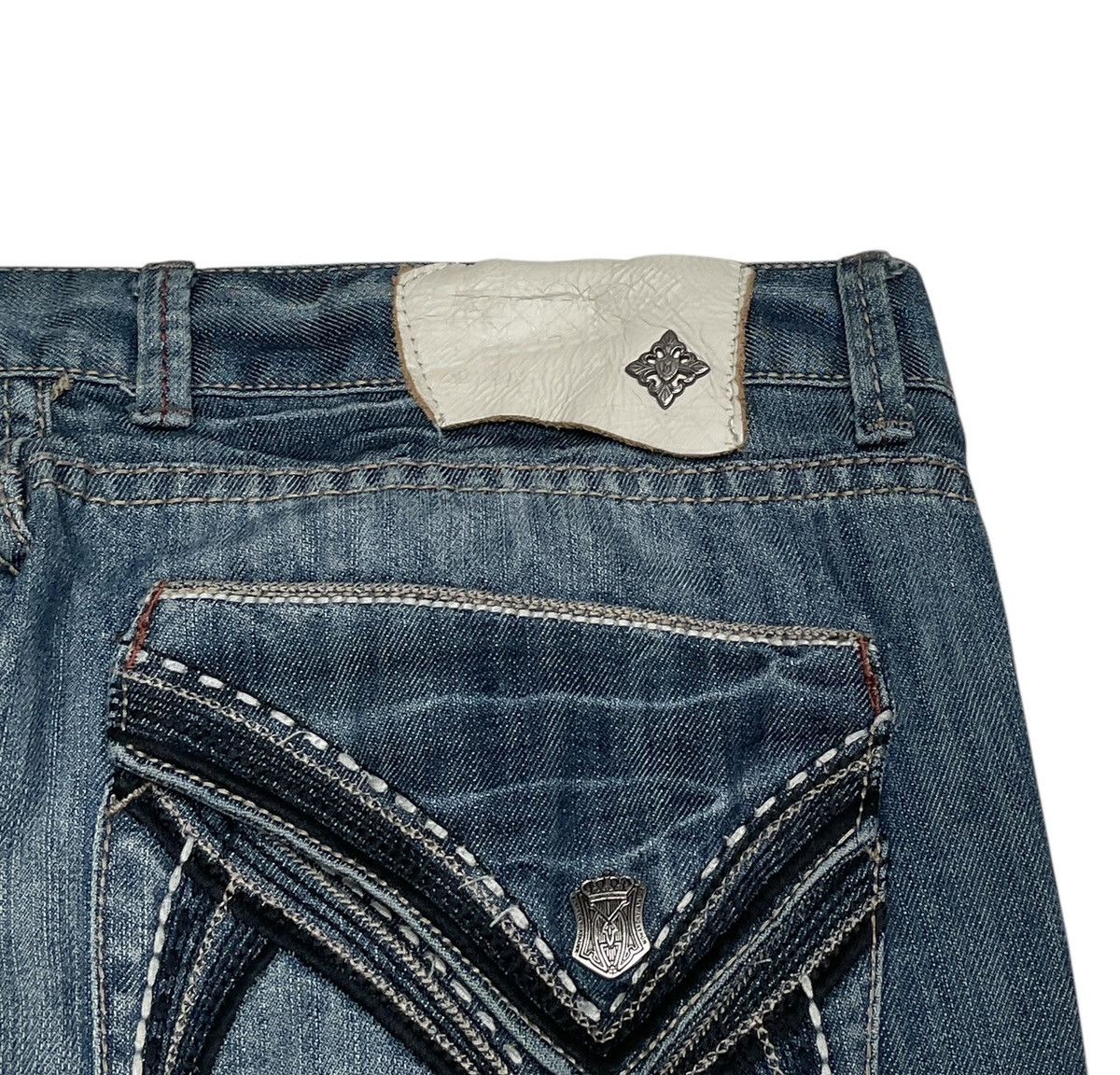 Monarchy × Vintage Rare Design Vintage Brand Monarchy Baggy Jeans 2000s Size US 36 / EU 52 - 9 Thumbnail