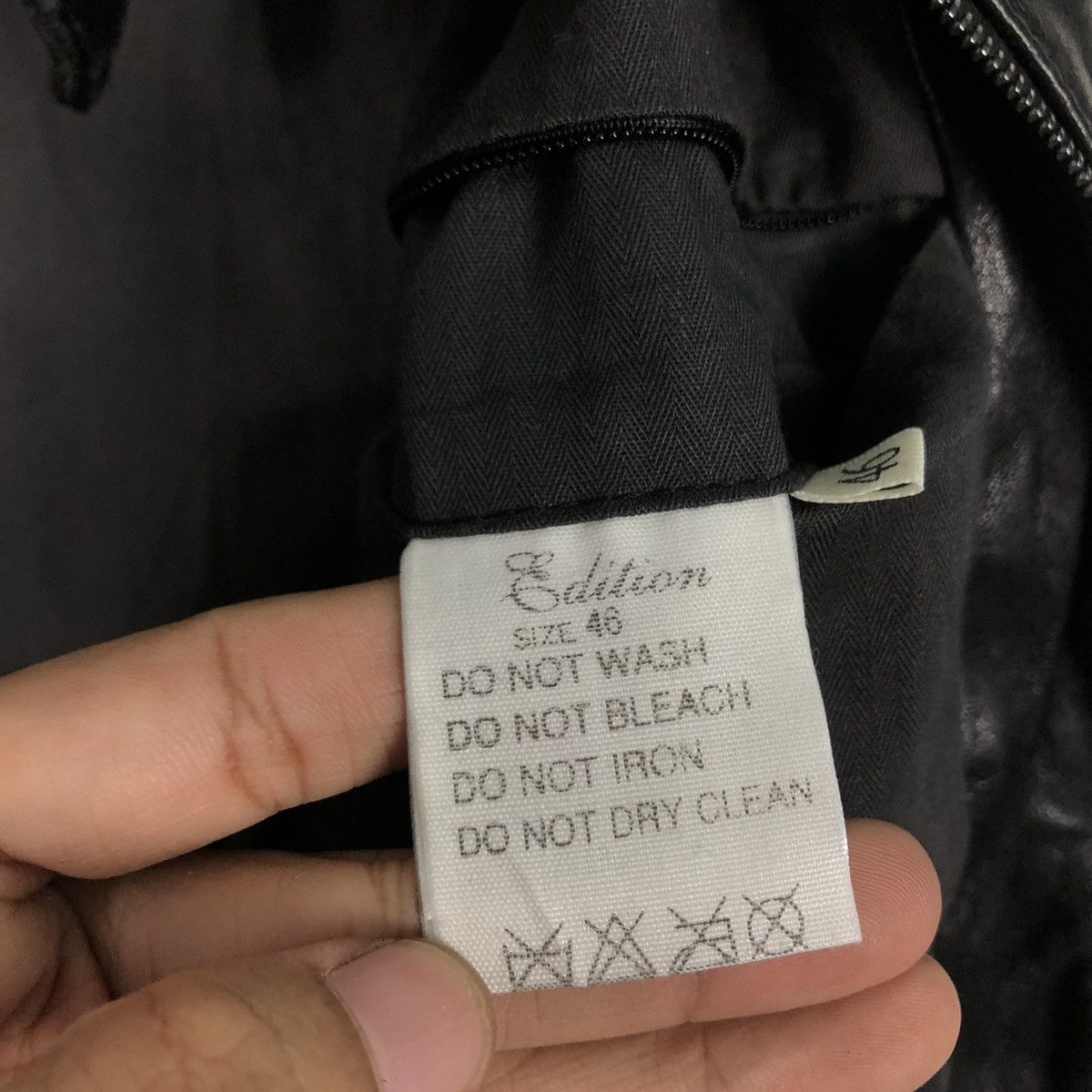 Japanese Brand 📌Rich Black Biker Leather Jacket Bondage Design Edition Size US M / EU 48-50 / 2 - 21 Thumbnail