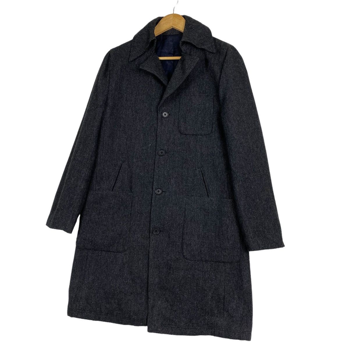 ABAHOUSE × Japanese Brand × Vintage Abahouse overcoat wool jacket Size US M / EU 48-50 / 2 - 2 Thumbnail