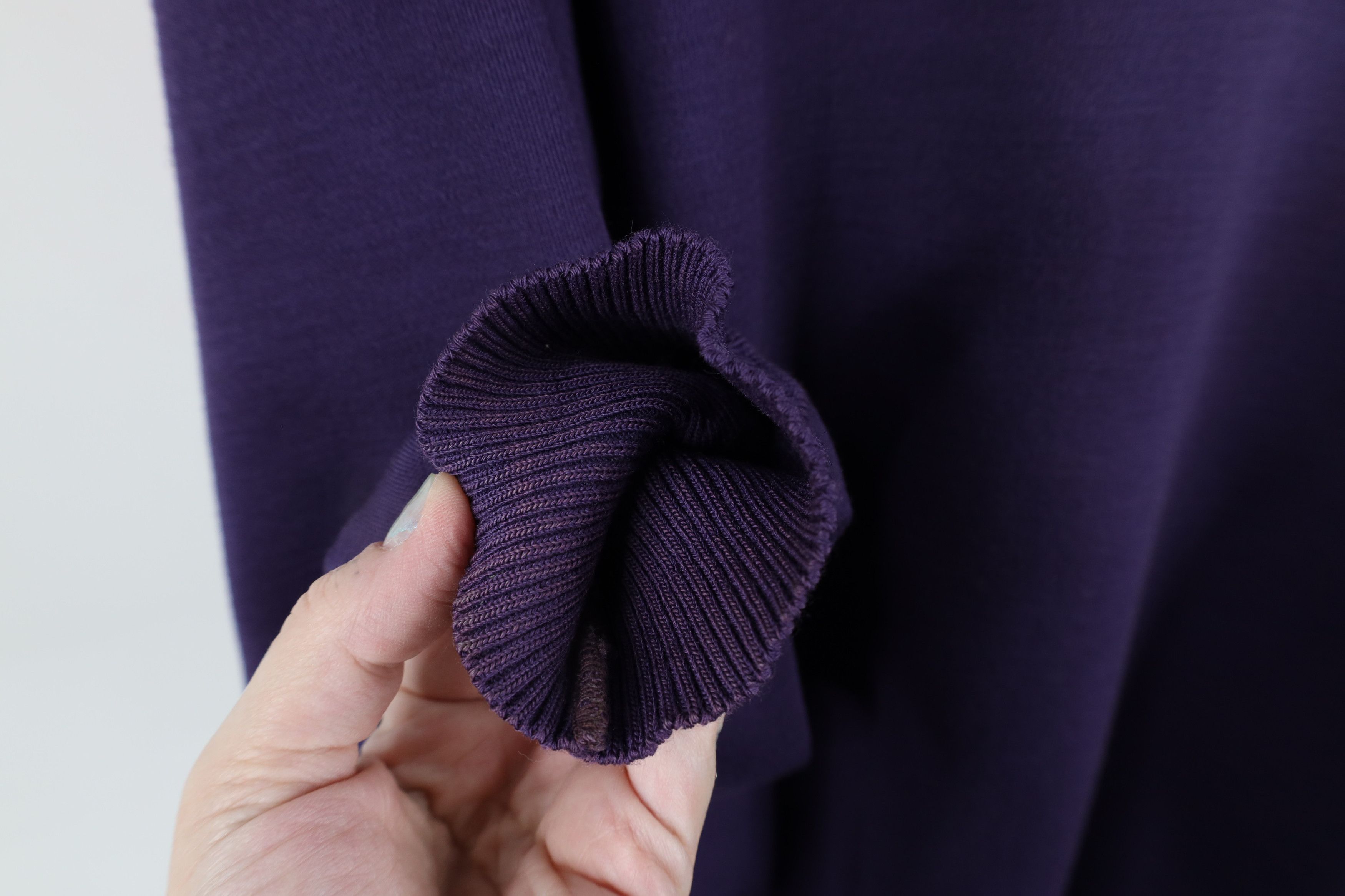 St. Croix × Vintage Vintage 90s St Croix Wool Knit V-Neck Sweater Purple USA Size US L / EU 52-54 / 3 - 6 Thumbnail