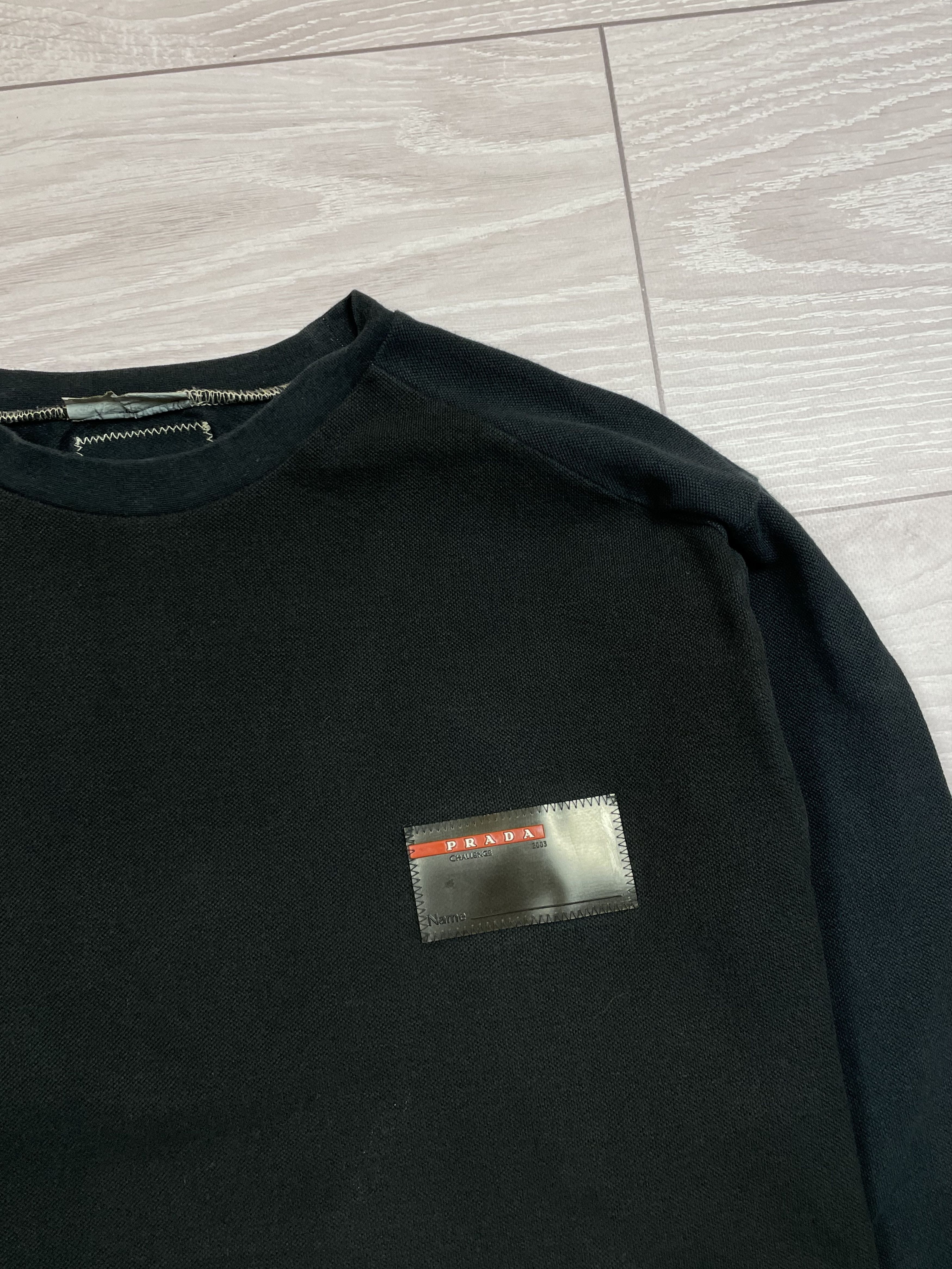 Prada × Vintage Prada Challenge 2003 Sweatshirts vintage Size US M / EU 48-50 / 2 - 4 Thumbnail