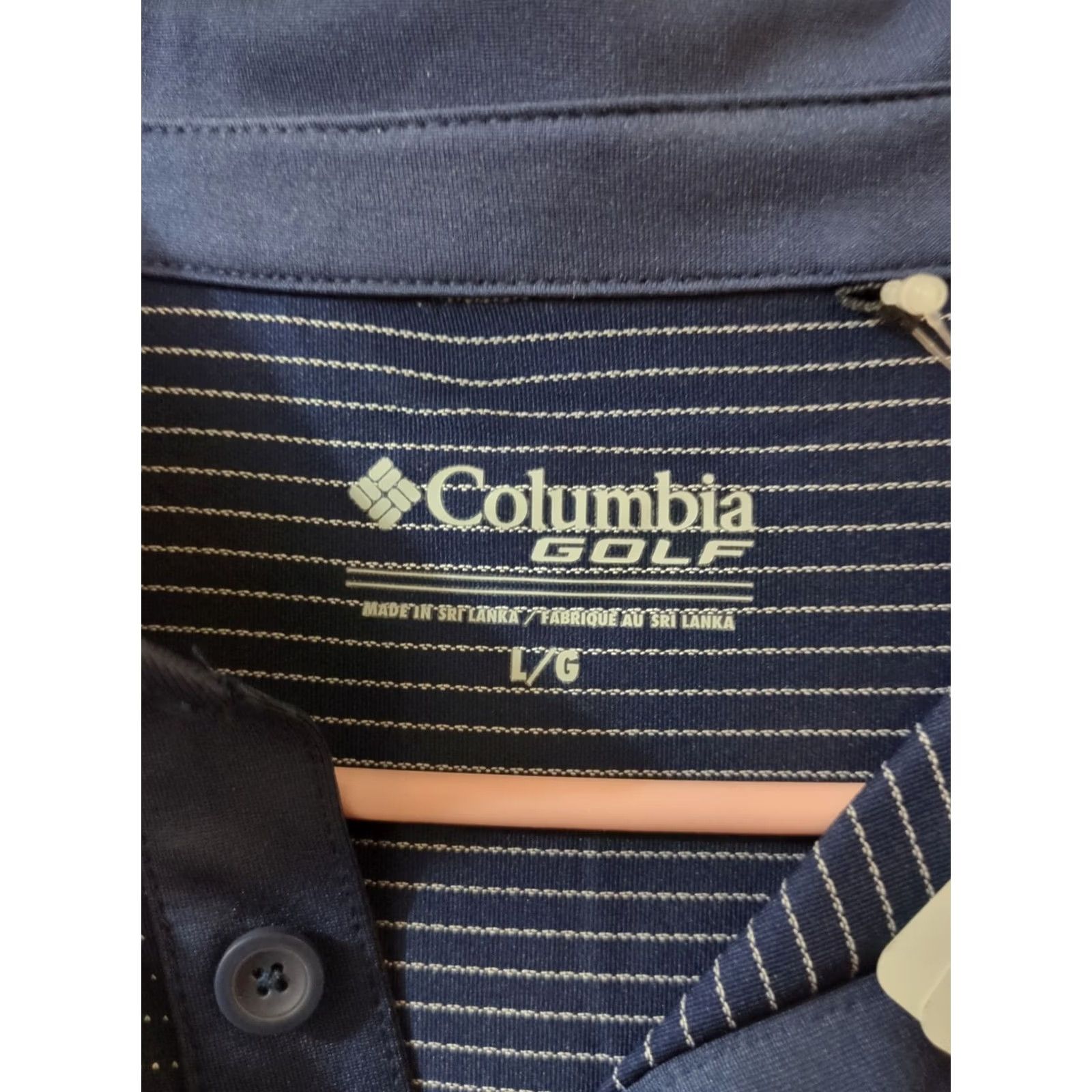Vintage Columbia Polo Shirt Mens L Blue Short Sleeve NWT Size US L / EU 52-54 / 3 - 6 Thumbnail
