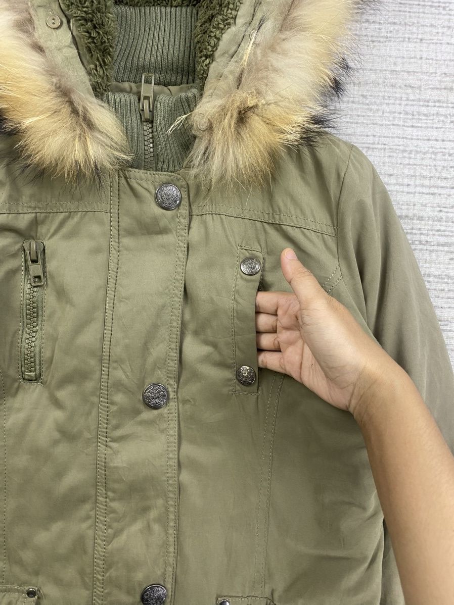 Le Grande Bleu (L.G.B.) Vtg Rei Firenze LGB Multipocket Faux Fur Parka Hoodie Jacket Size US M / EU 48-50 / 2 - 8 Thumbnail