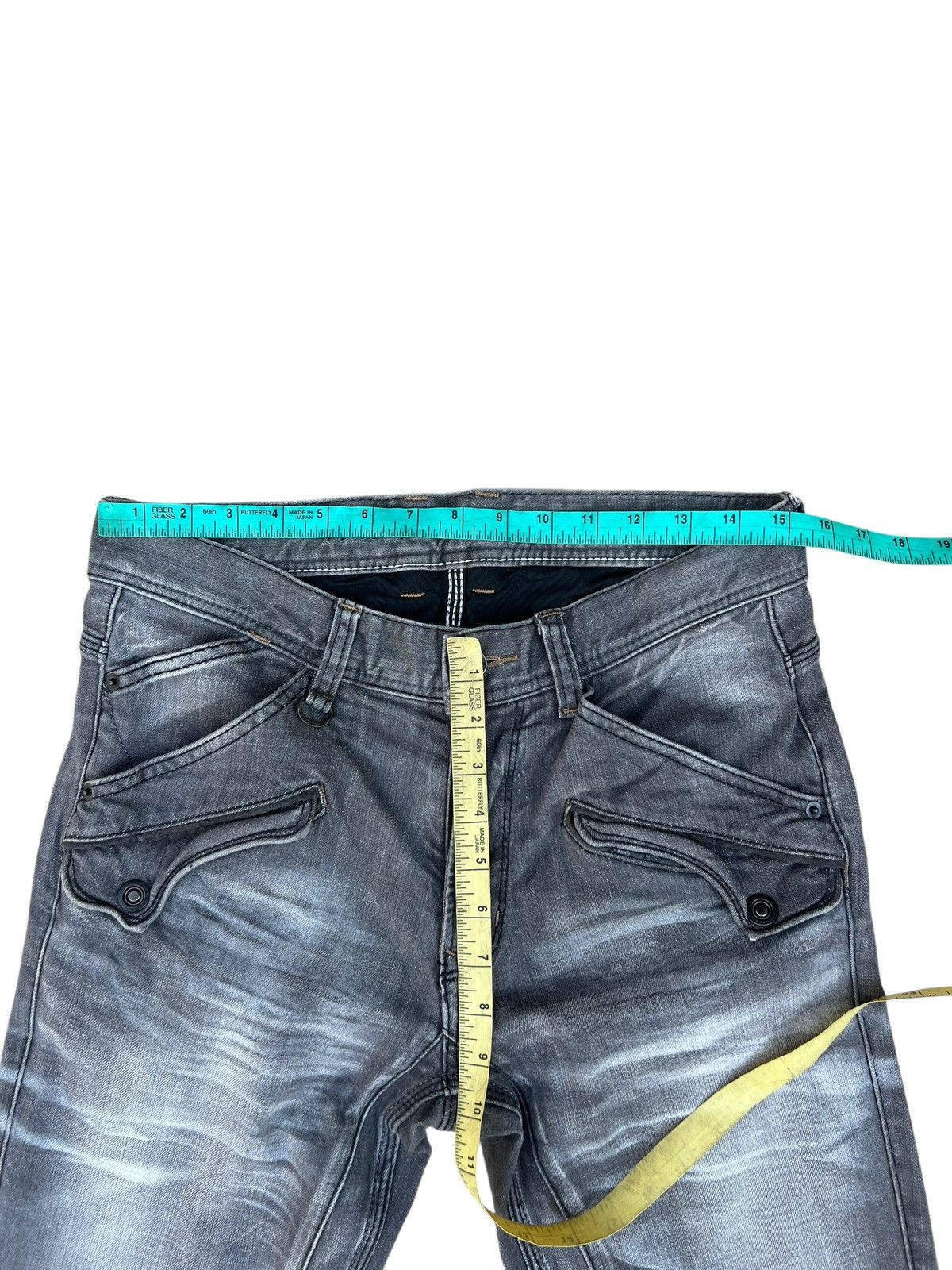 Japanese Brand Nicole Club For Men Japan Stretch Denim Flare Jeans Bootcut Size US 29 - 2 Thumbnail