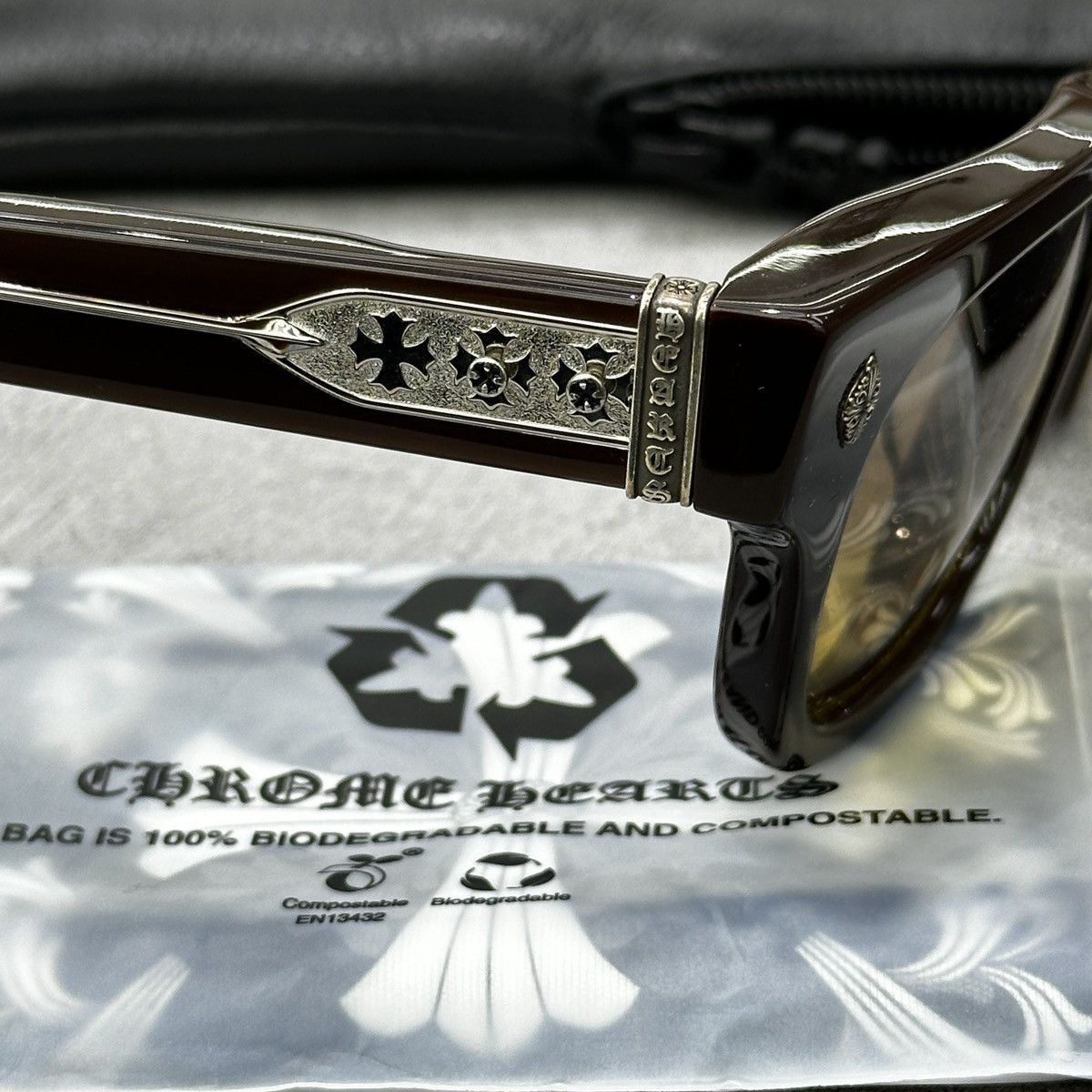 Chrome Hearts CHROME HEARTS DICK FITZENER SUNGLASSES Size ONE SIZE - 8 Thumbnail