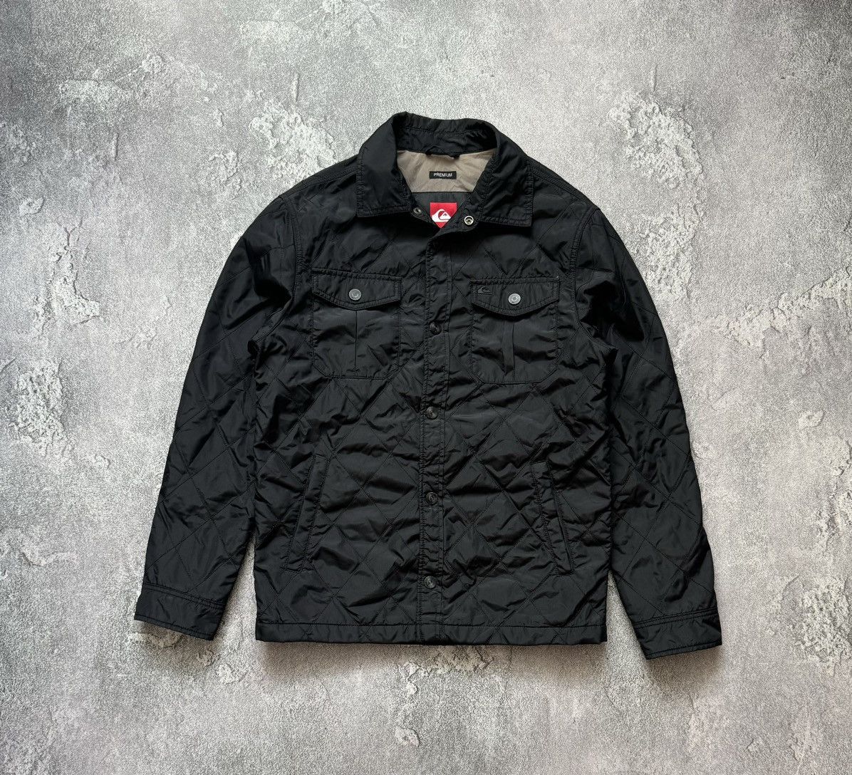 Quicksilver × Quiksilver Quiksilver S quilted jacket bomber button up surfing Size US S / EU 44-46 / 1 - 5 Thumbnail