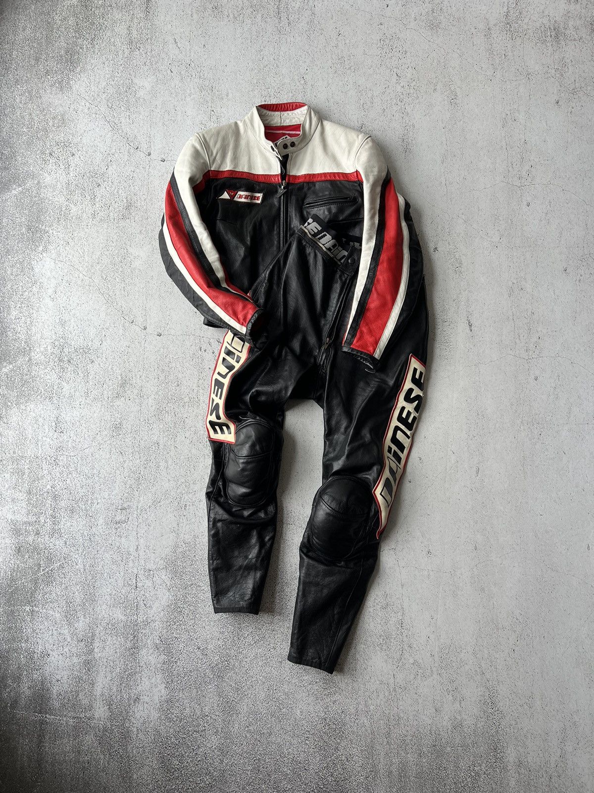 Dainese × Honda × Marlboro Dainese Vintage First Class Leather Motor Suit Jacket, Pants Size S / US 4 / IT 40 - 14 Thumbnail