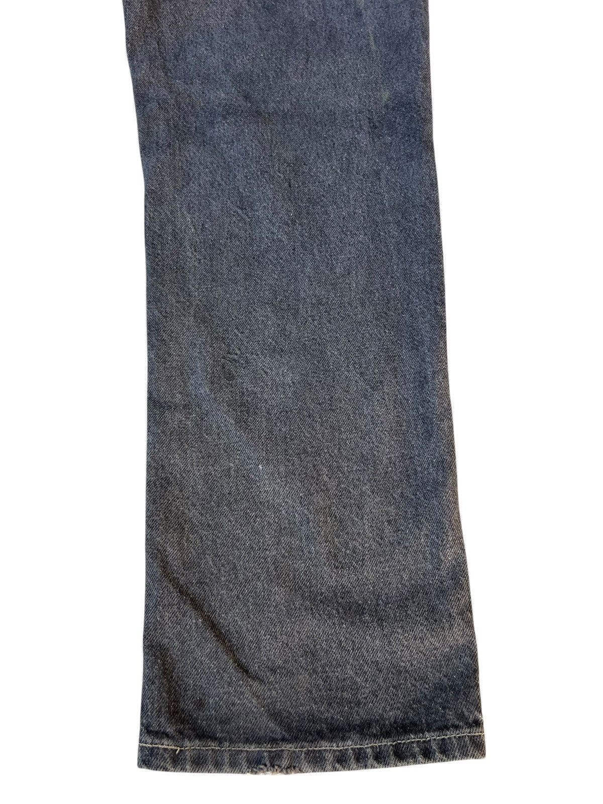 RRL Ralph Lauren × Vintage Vintage 90s RRL Usa Fade Black Stains Denim Baggy Jeans Size US 30 / EU 46 - 22 Thumbnail