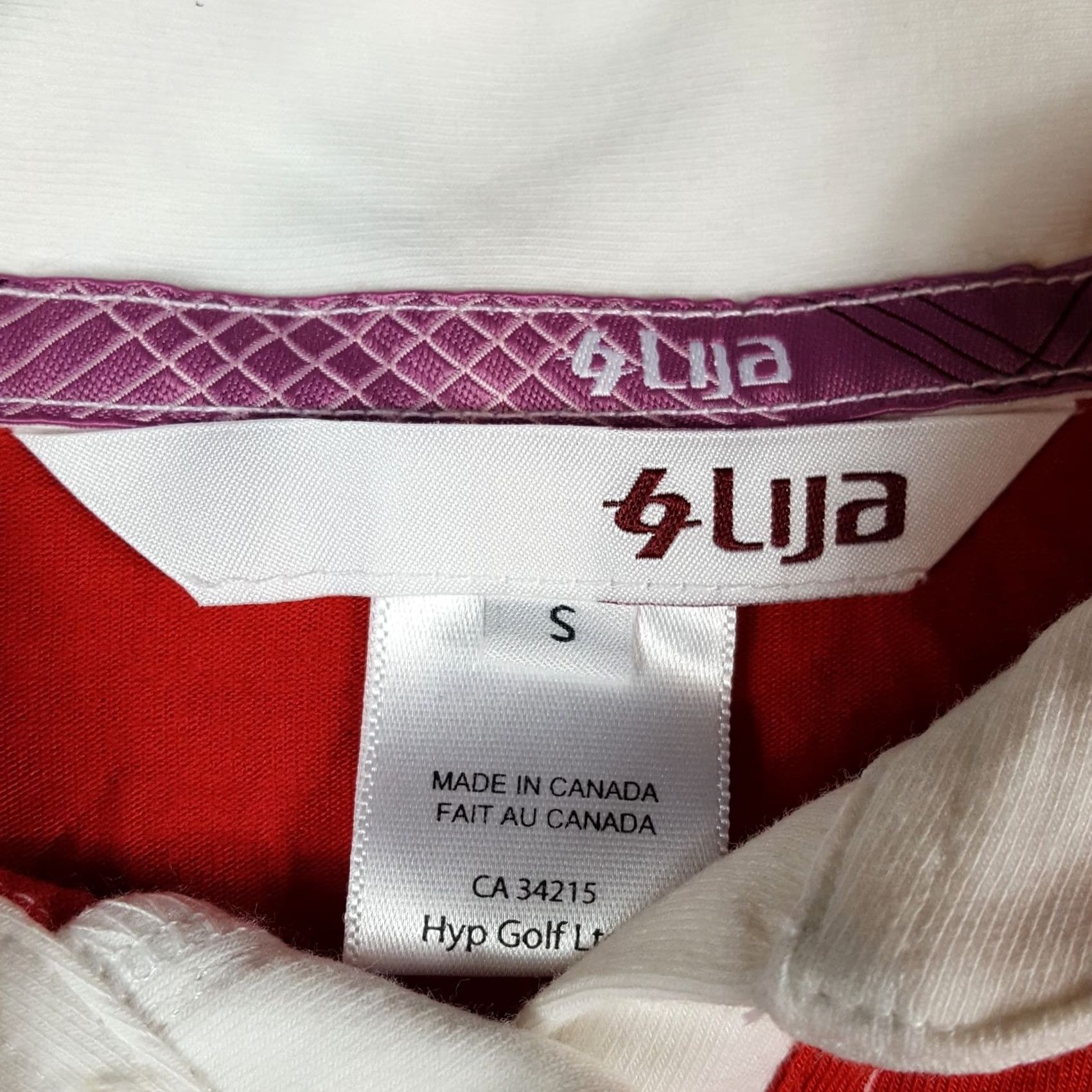 Vintage LIJA Polo Shirt Women's Size S Red Breathable Lightweight Preppy Star Pattern 90s 00s Sports Casual Shirt Size S / US 4 / IT 40 - 6 Thumbnail