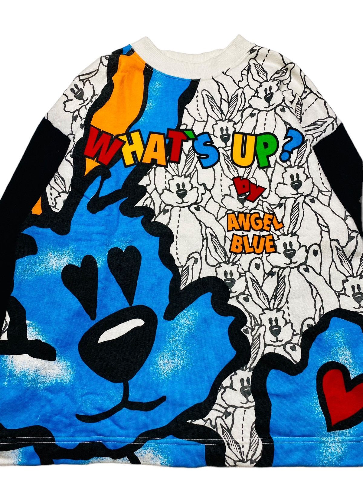 Angel Blue 1980s Angel Blue - Rare Printed Dog Sweatshirt Size US M / EU 48-50 / 2 - 8 Thumbnail